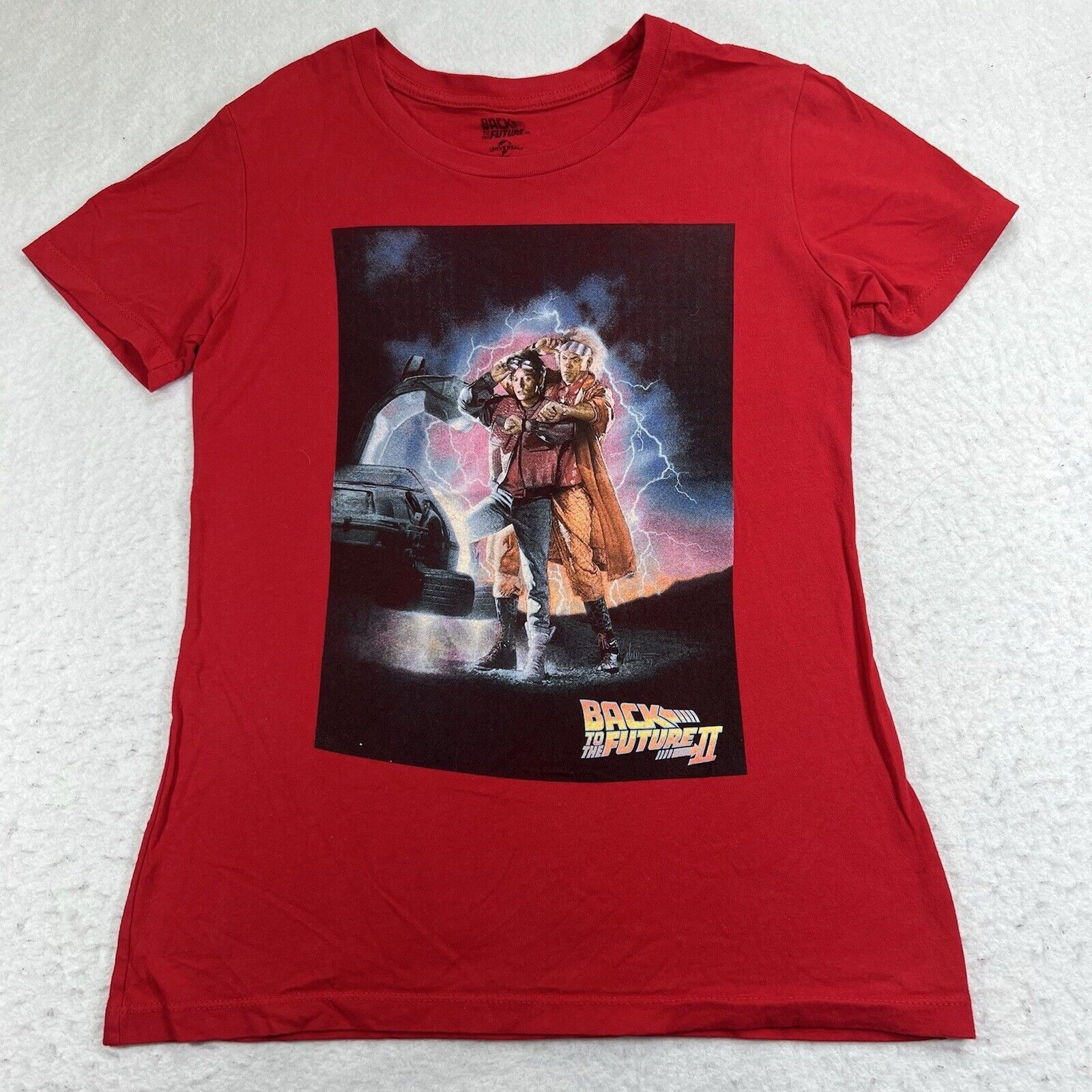 Universal Studios Universal Studios Back to The Future 2 Red Graphic T-Shirt Size US S / EU 44-46 / 1 - 1 Thumbnail