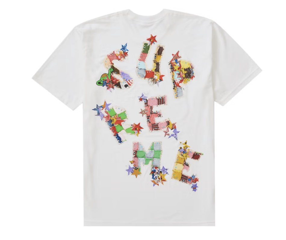 Supreme Patchwork Tee White