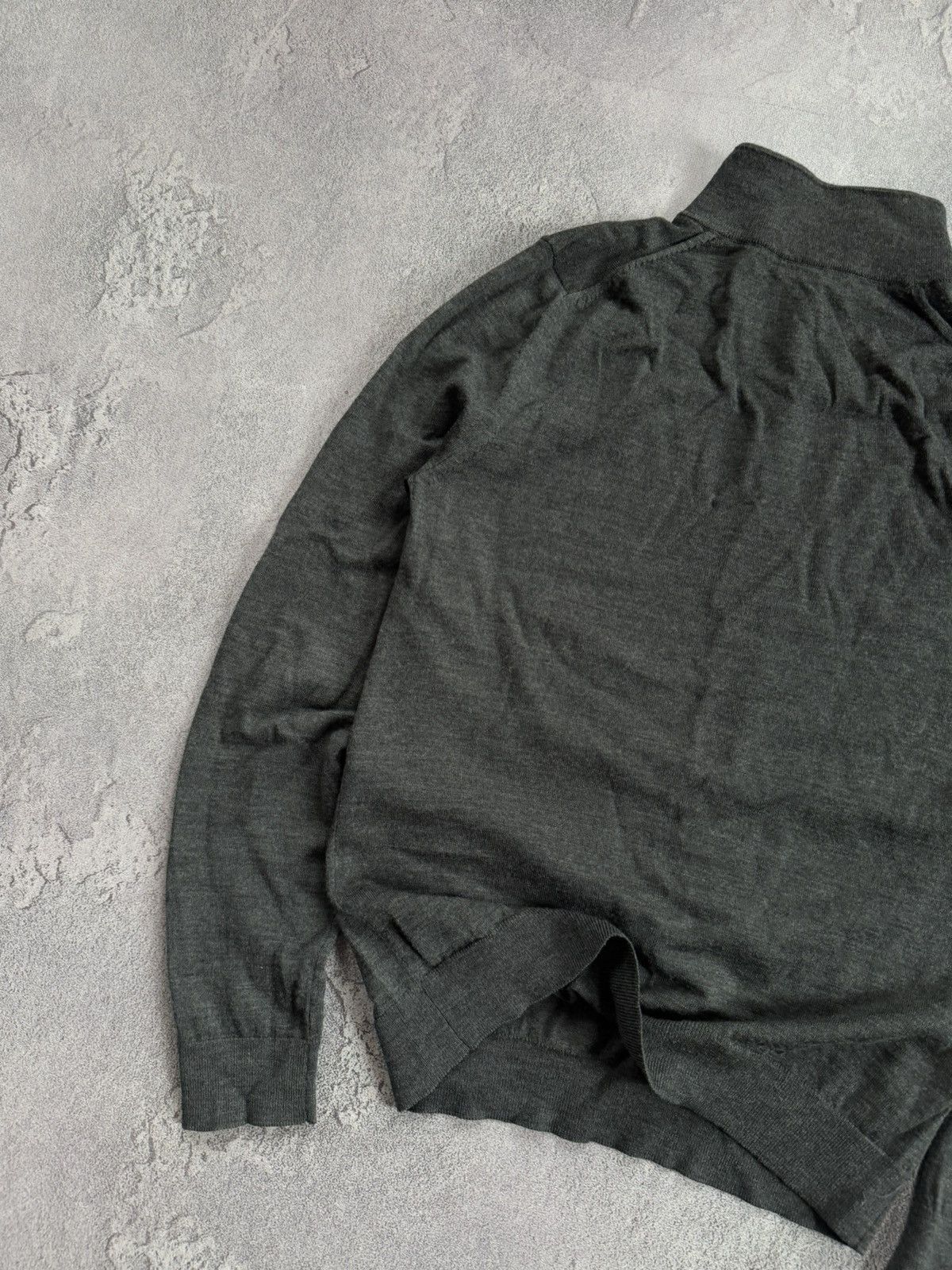 Designer × Reiss Reiss S wool 1/4 zip sweater knitwear jumper pullover Size US S / EU 44-46 / 1 - 12 Thumbnail