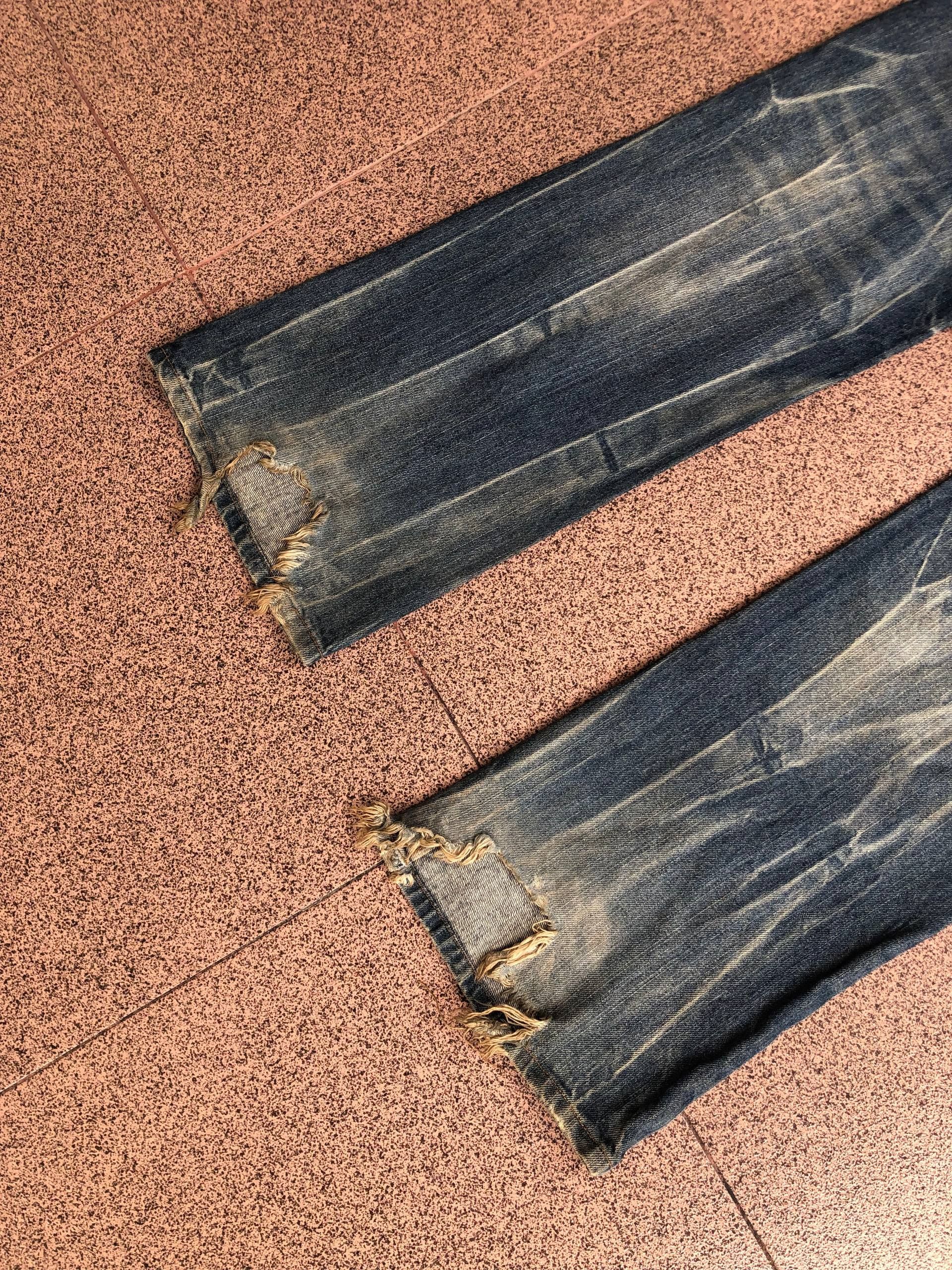 If Six Was Nine 2000s Flared Fading Jeans Vkei style Y2k Japanese Size US 30 / EU 46 - 7 Thumbnail