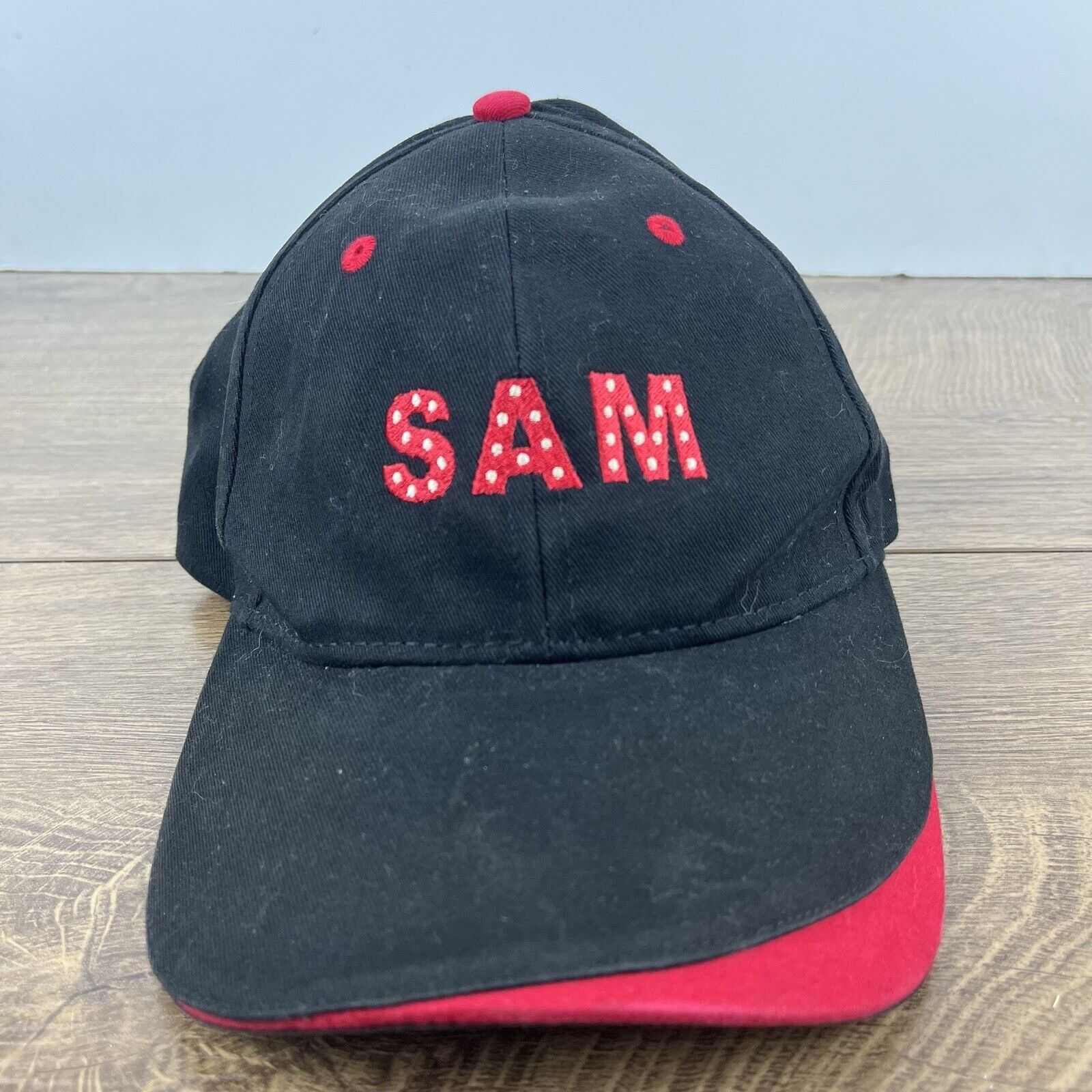 Other Sam Hat SAM Baseball Hat Black Hat Adjustable Black Adult Si Size ONE SIZE - 3 Thumbnail