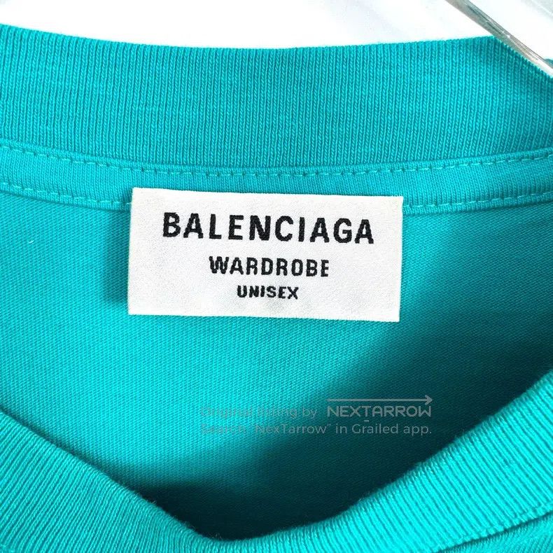Balenciaga Balenciaga Mint Blue Short Sleeve T-Shirt Size US S / EU 44-46 / 1 - 3 Thumbnail