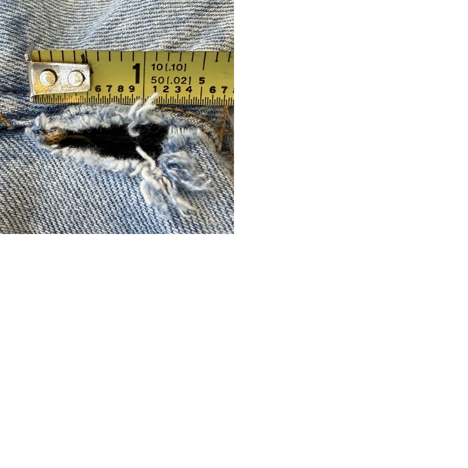 Levi's Levi's 501 Jeans Mens Sz 34x30 Light Wash Red Tab Button Fly Straight Leg 5-Pocket Denim Cotton Size US 34 / EU 50 - 9 Thumbnail