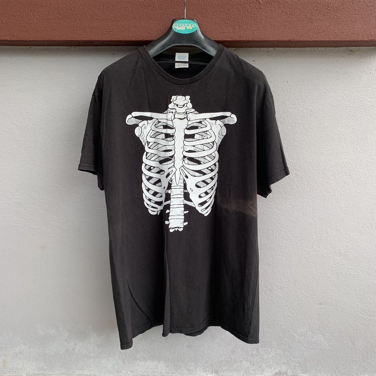 Japanese Brand Skeleton Tee Inspired Kapital Number Nine Tee Thrashed Faded Size US L / EU 52-54 / 3 - 1 Thumbnail