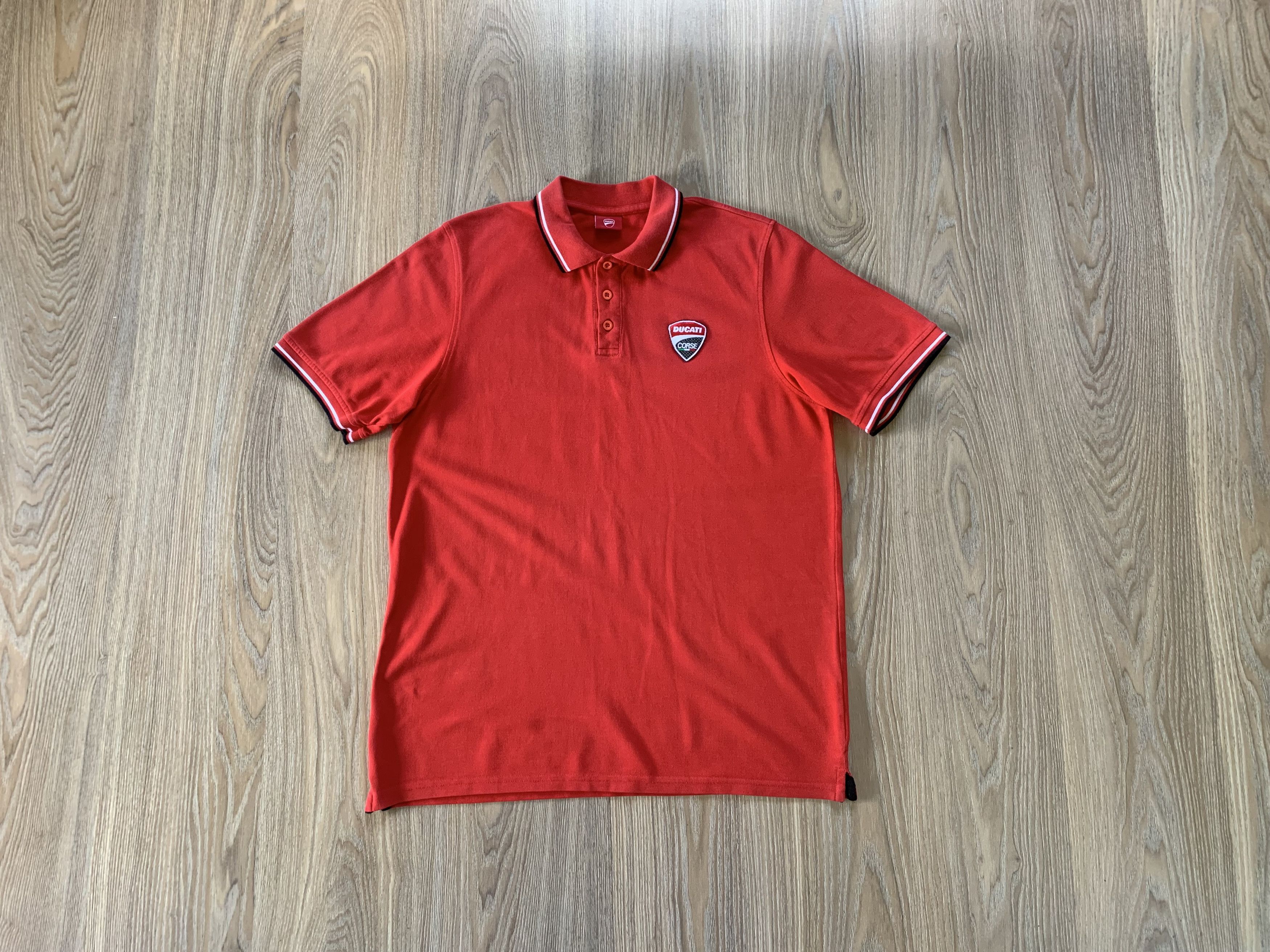 Ducati Original Ducati DC Basic Men's Red Polo Shirt Size US L / EU 52-54 / 3 - 1 Thumbnail
