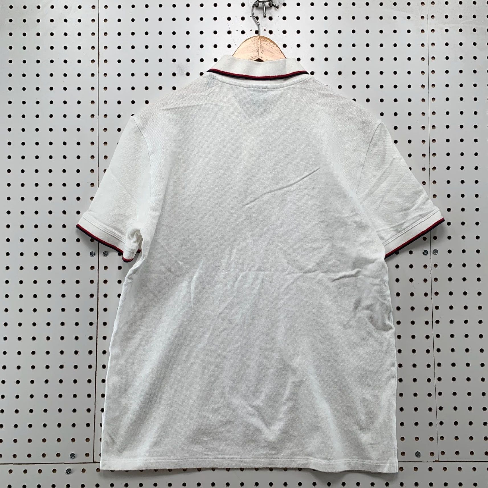 Armani Exchange Armani Exchange Polo Shirt Mens XL White Designer Preppy Collared School Work Shirt Size US XL / EU 56 / 4 - 2 Thumbnail