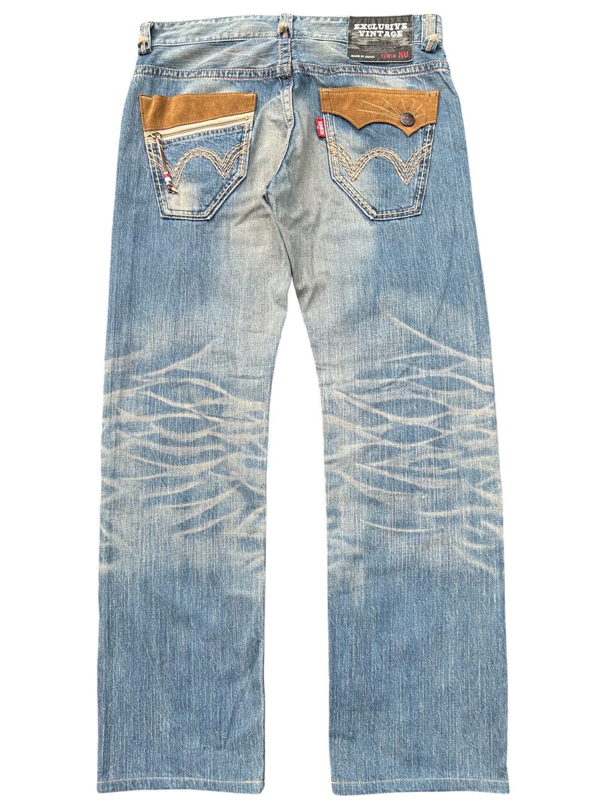 Vintage Edwin Navajo Faded Rusty Mudwash Denim Jeans ☠️🎌