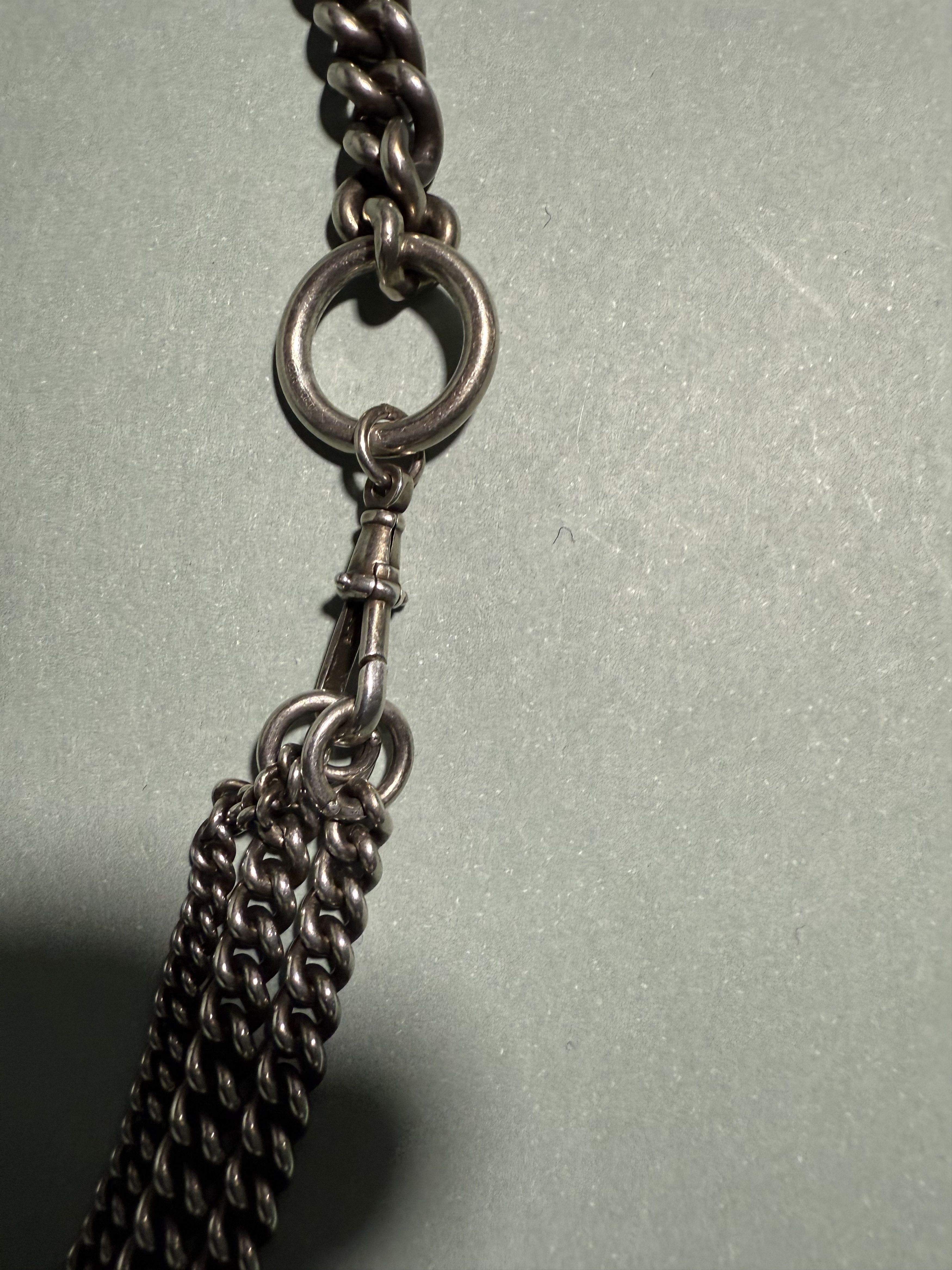 Ann Demeulemeester Silver Multi Chain Bracelet Size ONE SIZE - 9 Thumbnail