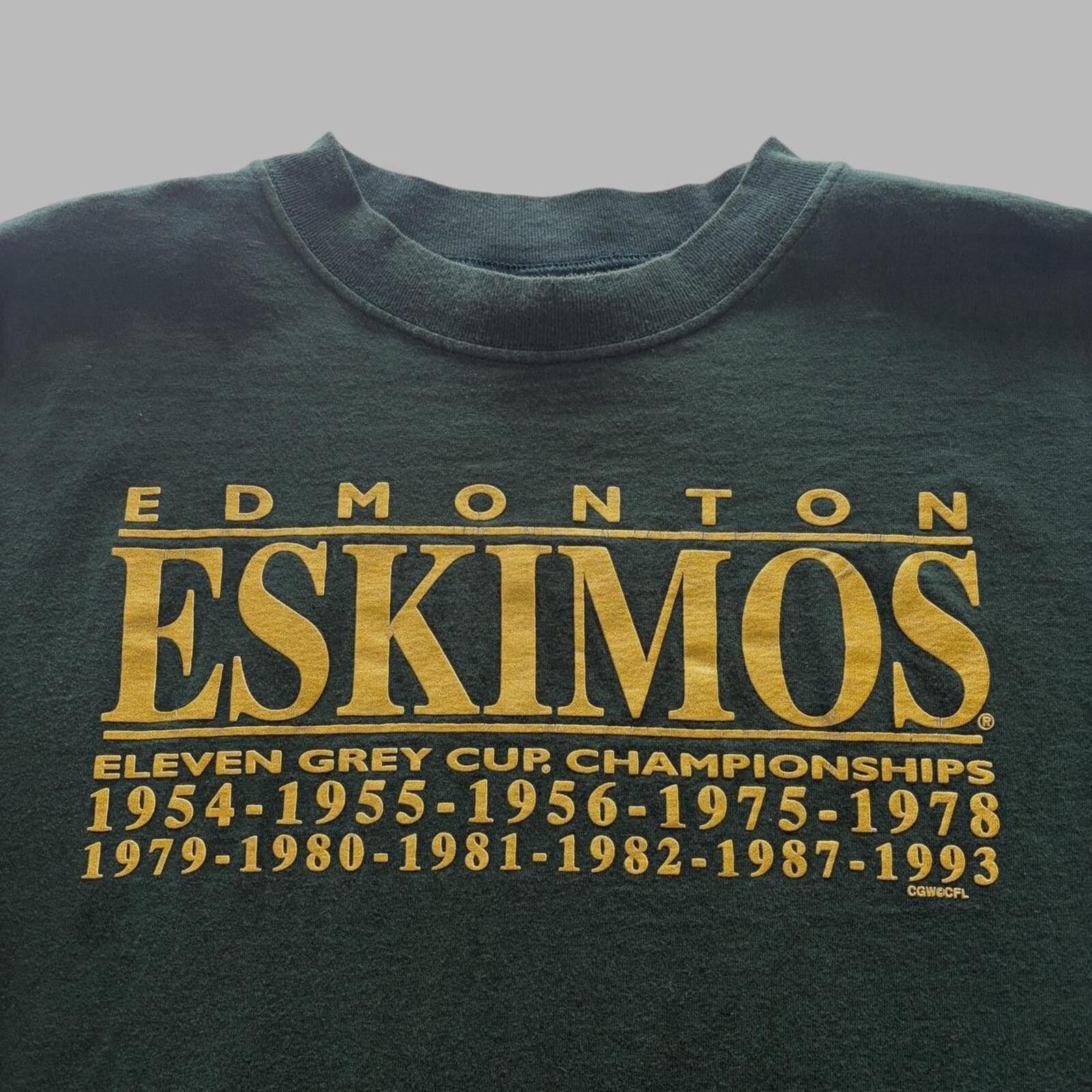 Vintage 90s Edmonton Eskimos tee Size US M / EU 48-50 / 2 - 2 Thumbnail