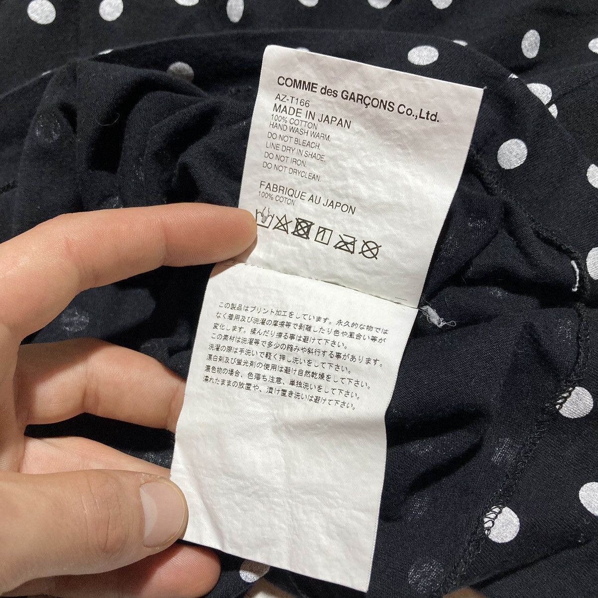 Comme des Garcons PLAY Comme Des Garçons Play Polka Dot Long-sleeve tee Size US M / EU 48-50 / 2 - 11 Thumbnail
