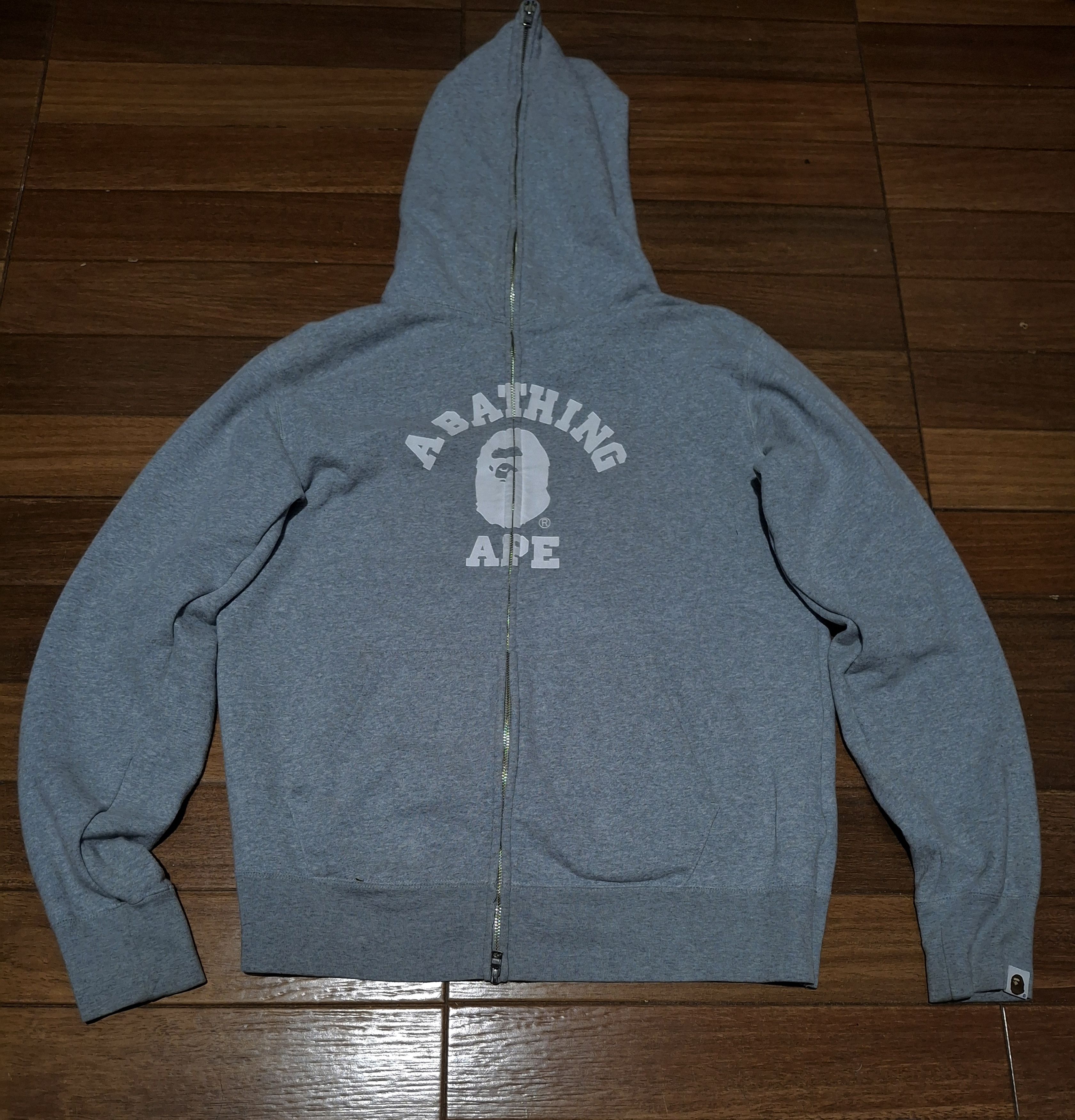 Bape Bape College Full Zip Hoodie FW19 OG Size US XXL / EU 58 / 5 - 1 Thumbnail