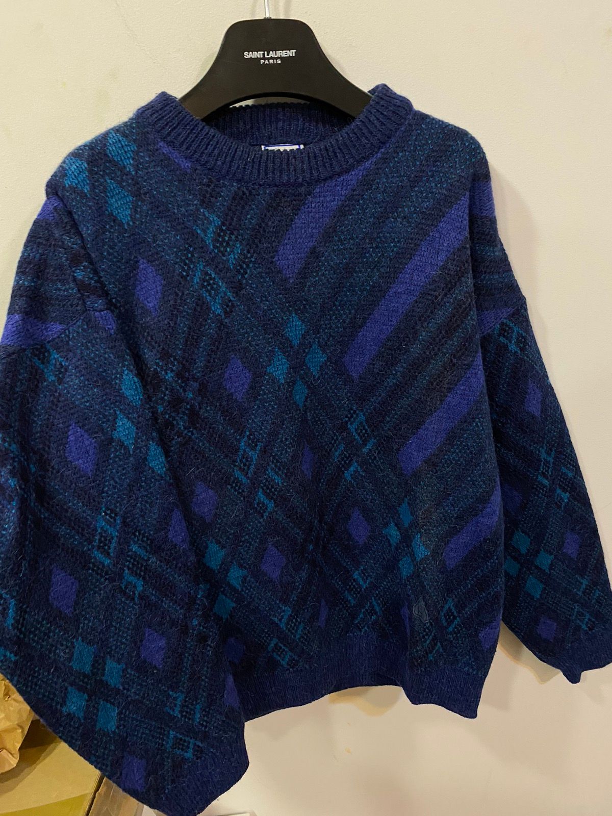 Vintage Wool 90's YSL Sweater Soft YSL Wool Sweater Knit Size US L / EU 52-54 / 3 - 7 Thumbnail