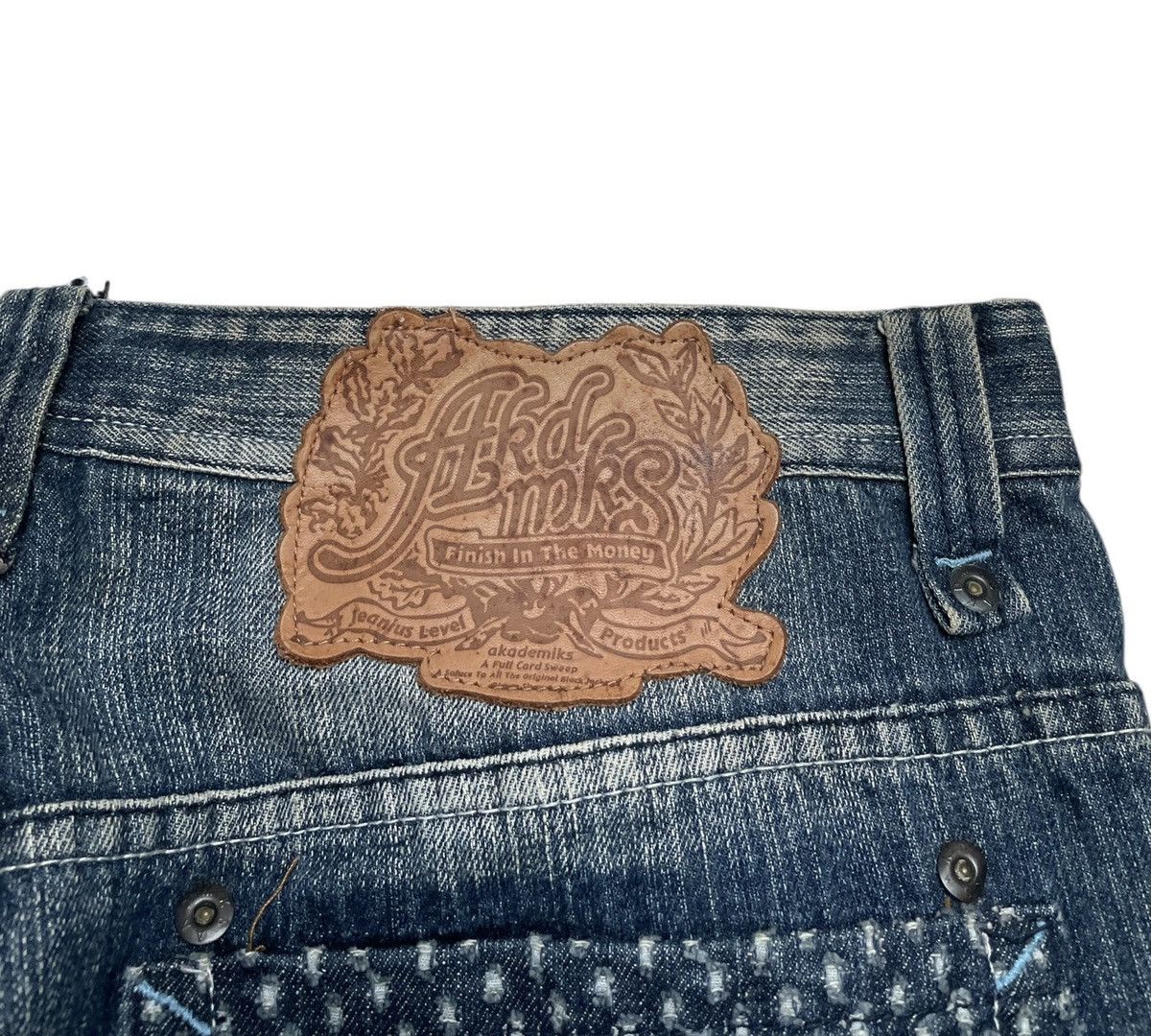 Akademiks Very Rare Vintage Akademiks Hip Hop Rapper Baggy Jeans 2000s Size US 38 / EU 54 - 7 Thumbnail
