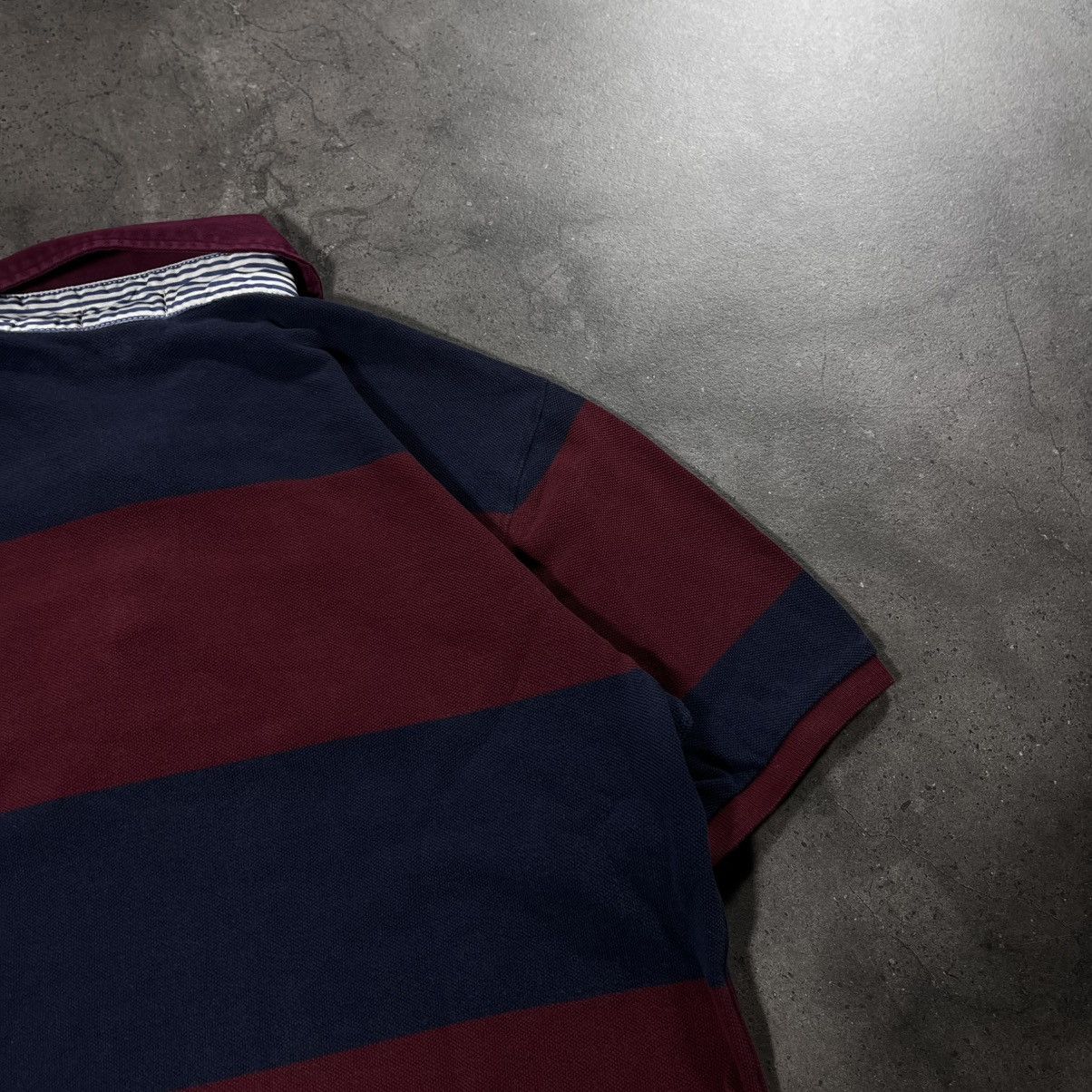 Polo Ralph Lauren Polo Ralph Lauren 00s Vintage Striped Rugby Polo Tshirt Tee Size US S / EU 44-46 / 1 - 12 Thumbnail