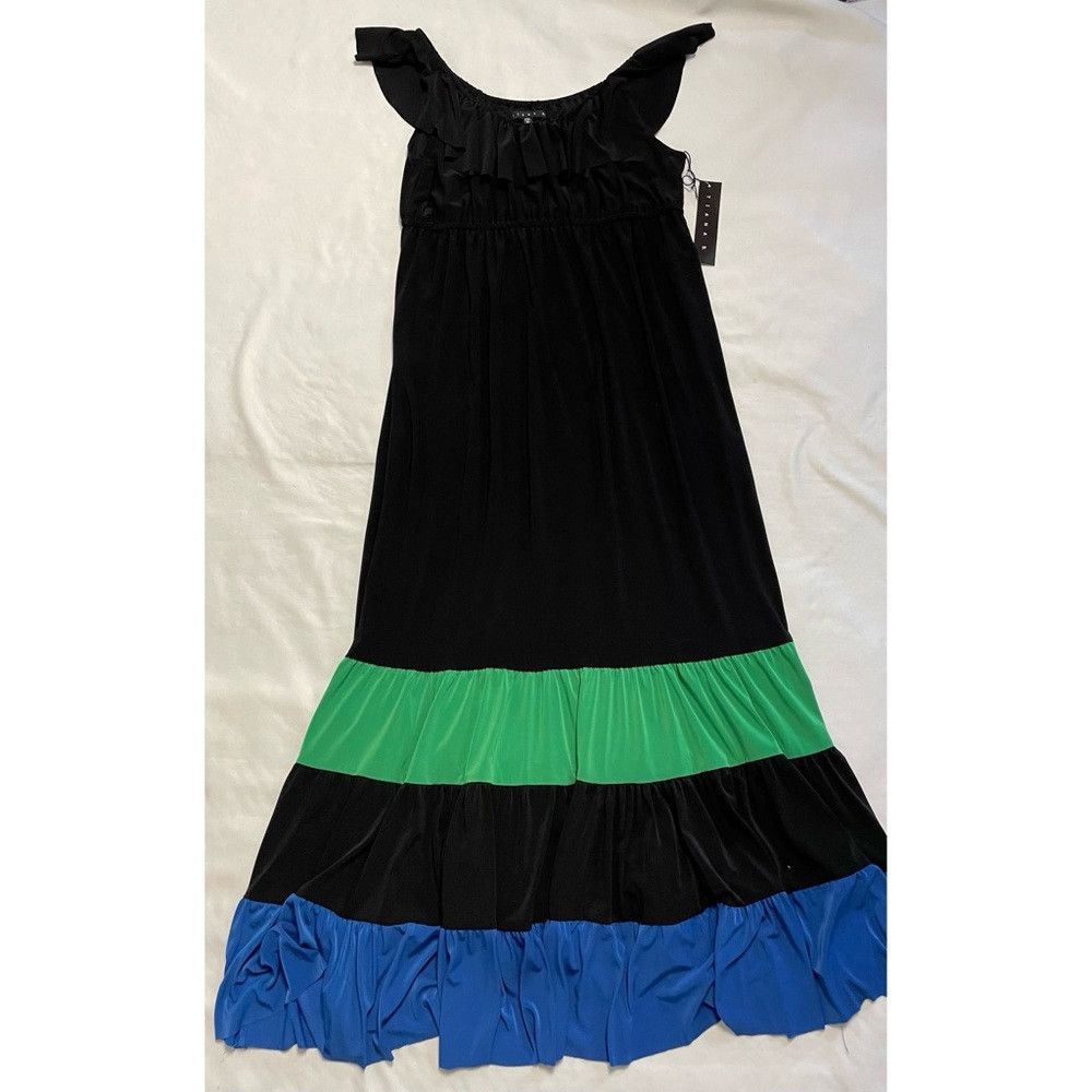 Other NWT New $88 Tiana B Casual Maxi Black Dress Size XL Size XL / US 12-14 / IT 48-50 - 5 Thumbnail