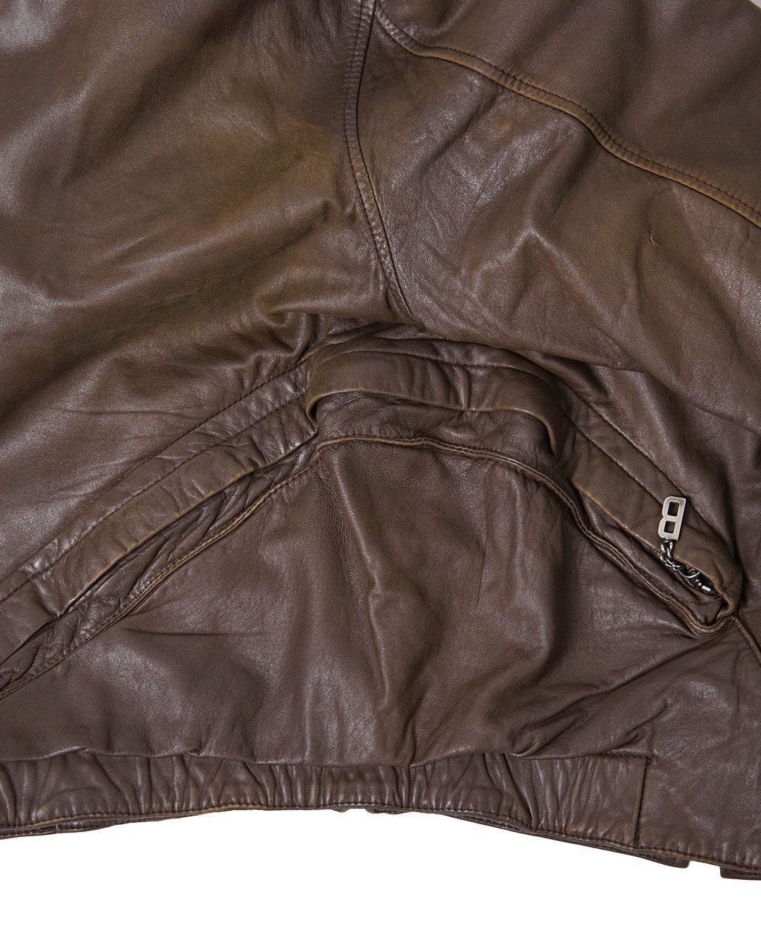 Dirk Bikkembergs Dirk Bikkembergs Men Leather Jacket Size US M / EU 48-50 / 2 - 7 Thumbnail