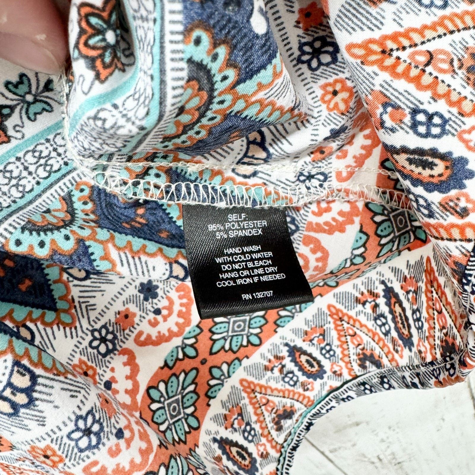Other Signature Studio Tunic Top Size L 3/4 Sleeve Keyhole Dress Size L / US 10 / IT 46 - 3 Thumbnail