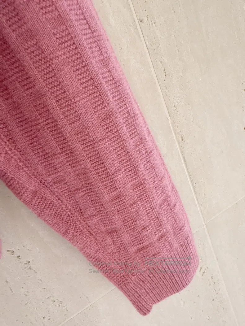 Hermes Hermes Fuchsia Sheep Wool Knit Cardigan Size XS / US 0-2 / IT 36-38 - 5 Thumbnail