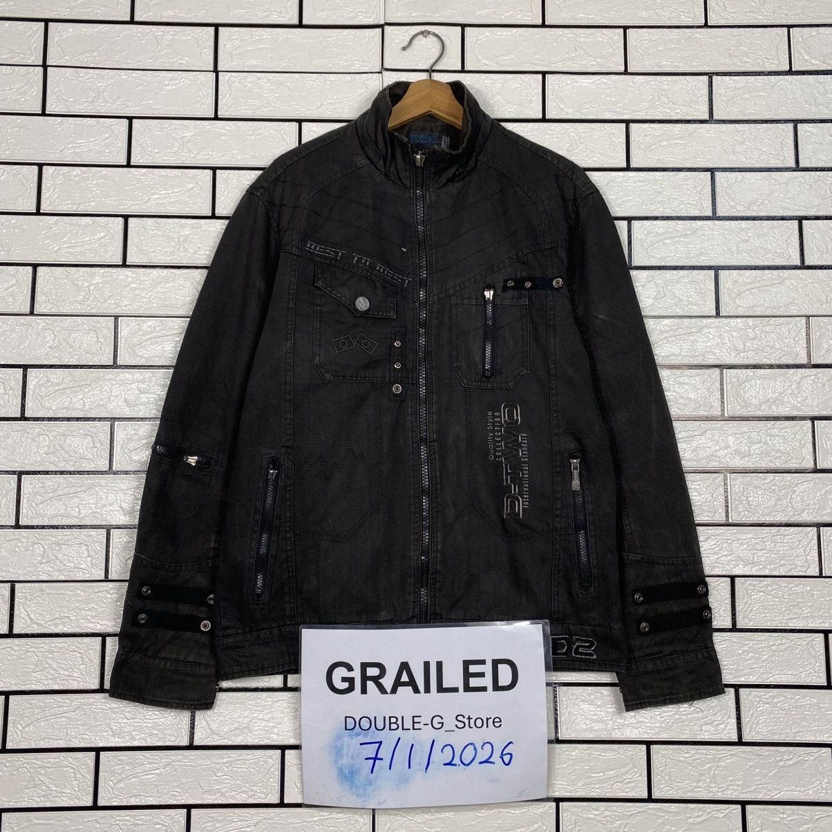 Japanese Brand 📌D-Two International Standard Biker Racing Jacket Size US XL / EU 56 / 4 - 1 Thumbnail