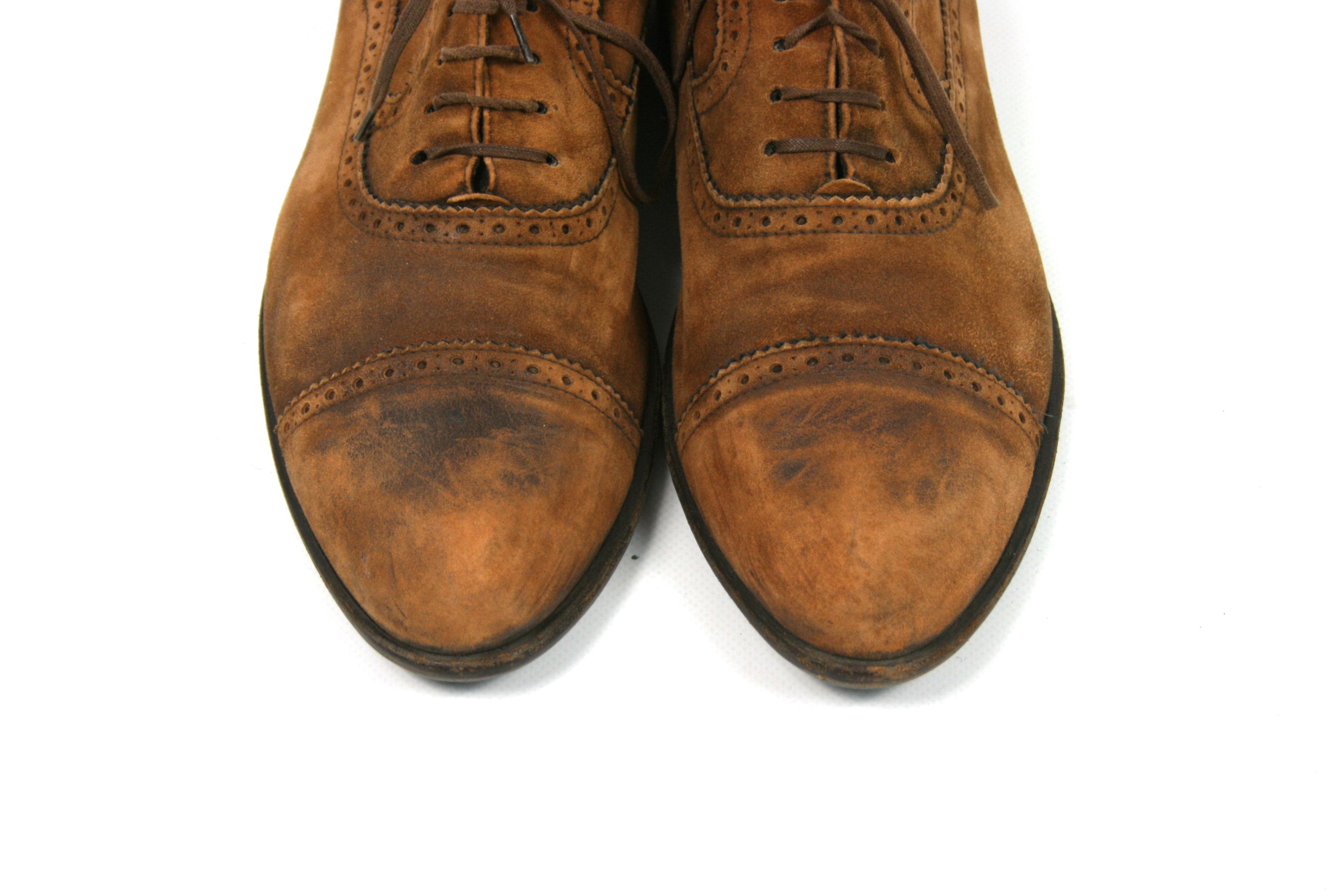 Doucal's Suede Oxford Shoes Size US 11 / EU 44 - 4 Thumbnail