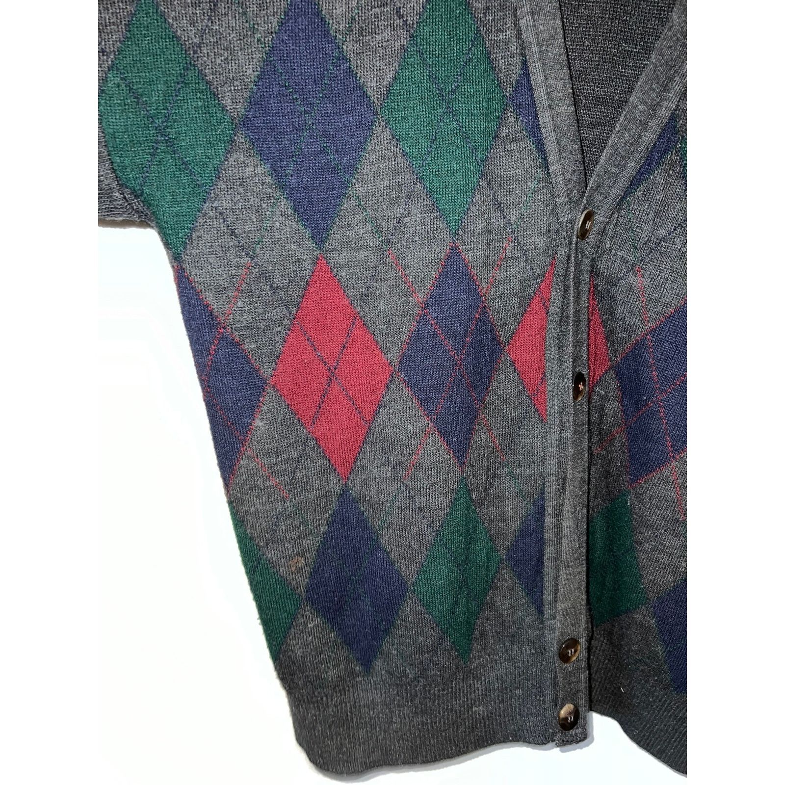 Florence Tricot Vintage Florence Tricot Sweater Italy Cardigan VTG 90s Large Size US L / EU 52-54 / 3 - 3 Thumbnail