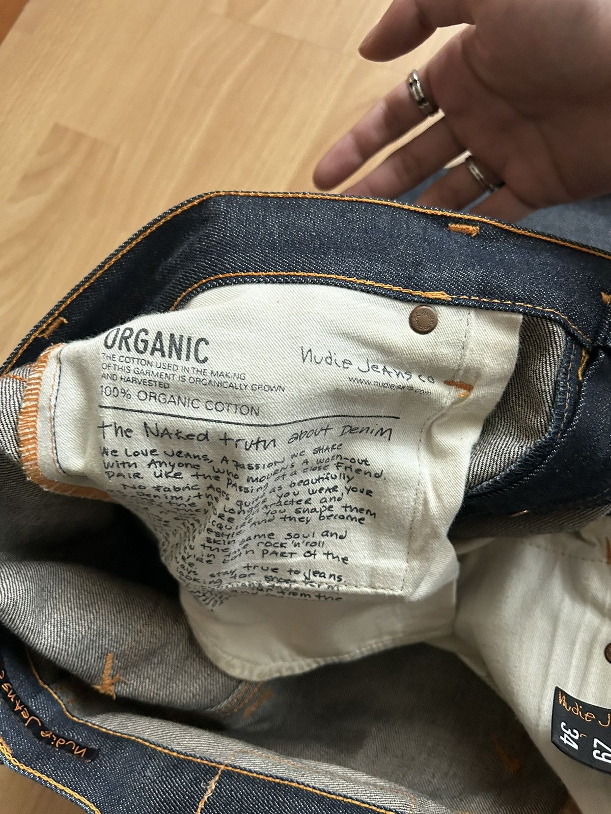 Nudie Jeans Nudie selvedge denim (straight cut) Size US 29 - 6 Thumbnail