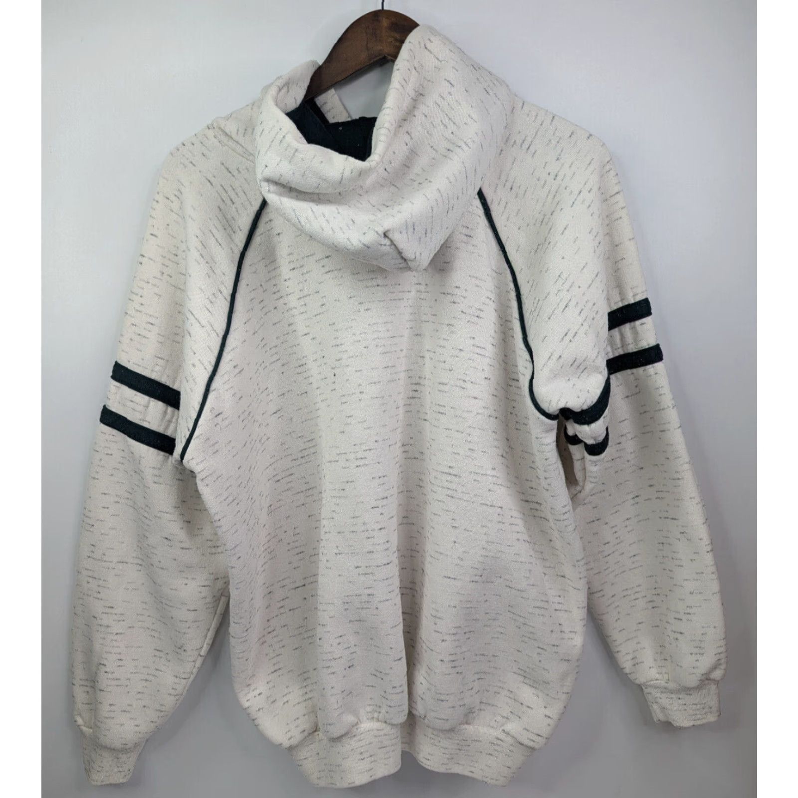 Paradise VINTAGE Pacific Style Hoodie Shirt Unisex Adults XL Ivory Logo Graphic Print Pockets USA 90s? Size US XL / EU 56 / 4 - 5 Thumbnail
