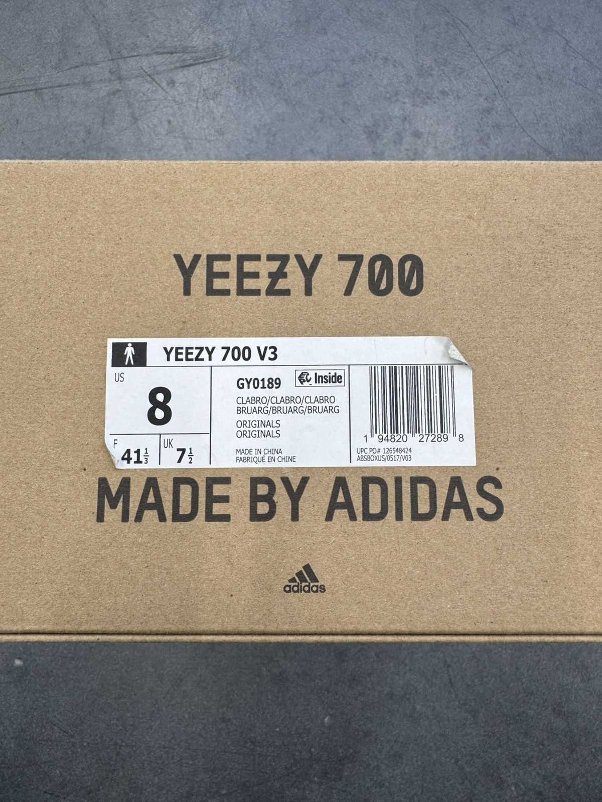 2020 Adidas Yeezy 700 V3 Clay Brown