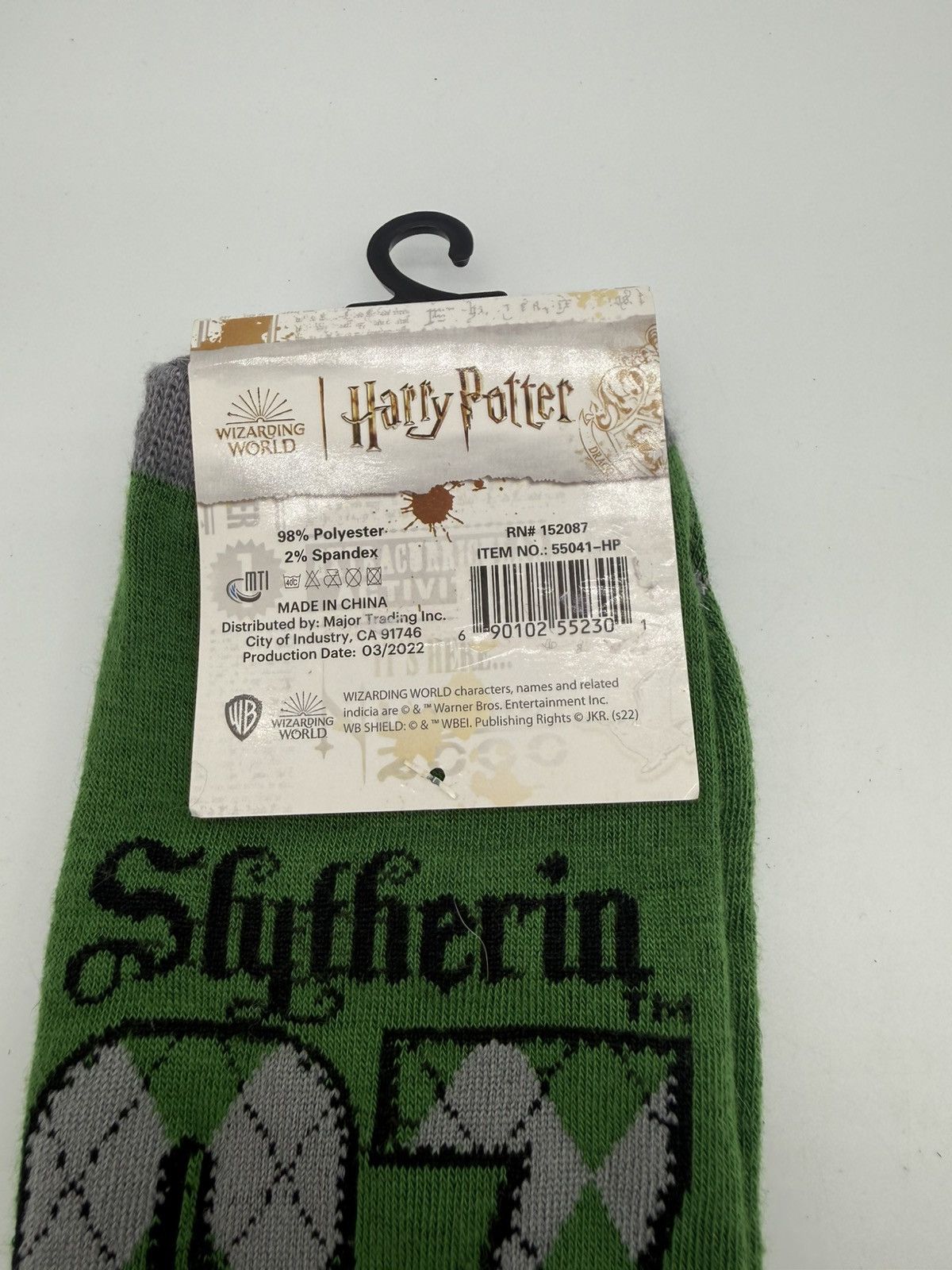 Other Harry Potter Slytherin 07 Ankle High Socks Green Woman 9-11 Size ONE SIZE - 4 Thumbnail