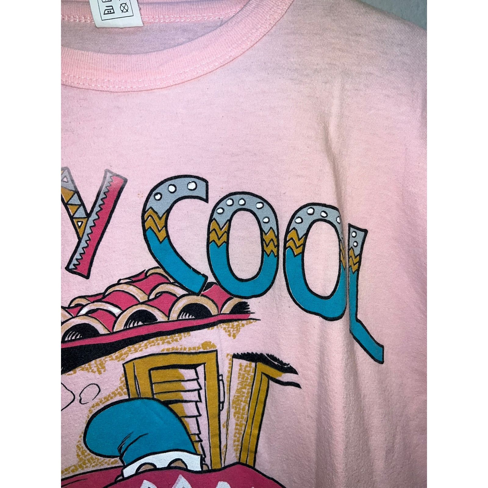 Vintage Vintage Teddy Bear Shirt Stay Cool Buddy Pink Tee 90s VTG L Size US L / EU 52-54 / 3 - 6 Thumbnail