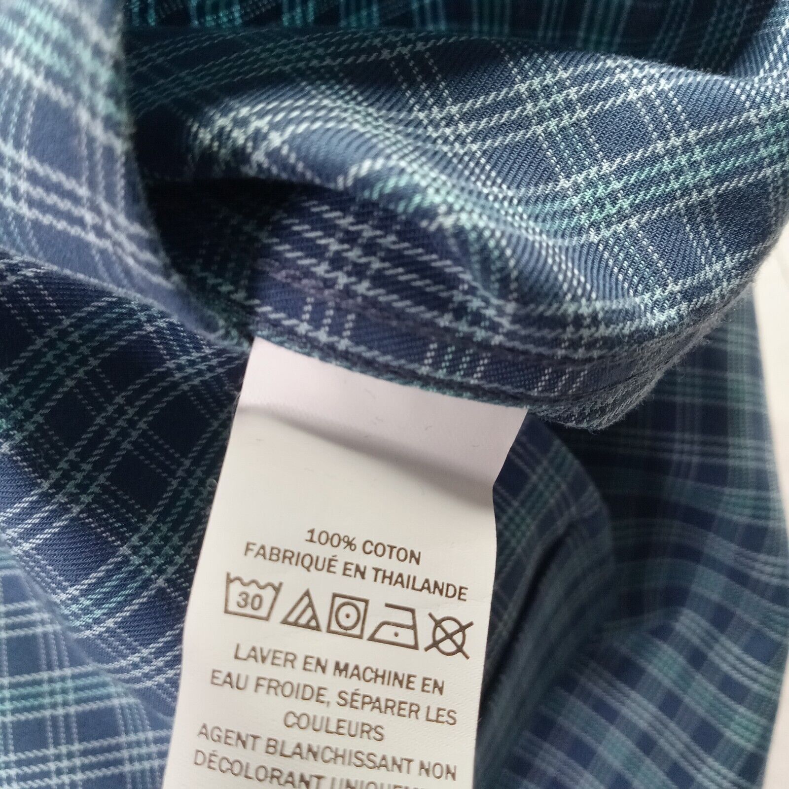 L.L. Bean L.L. Bean Traditional Fit Shirt Men's M Blue Green Check Size US M / EU 48-50 / 2 - 7 Thumbnail