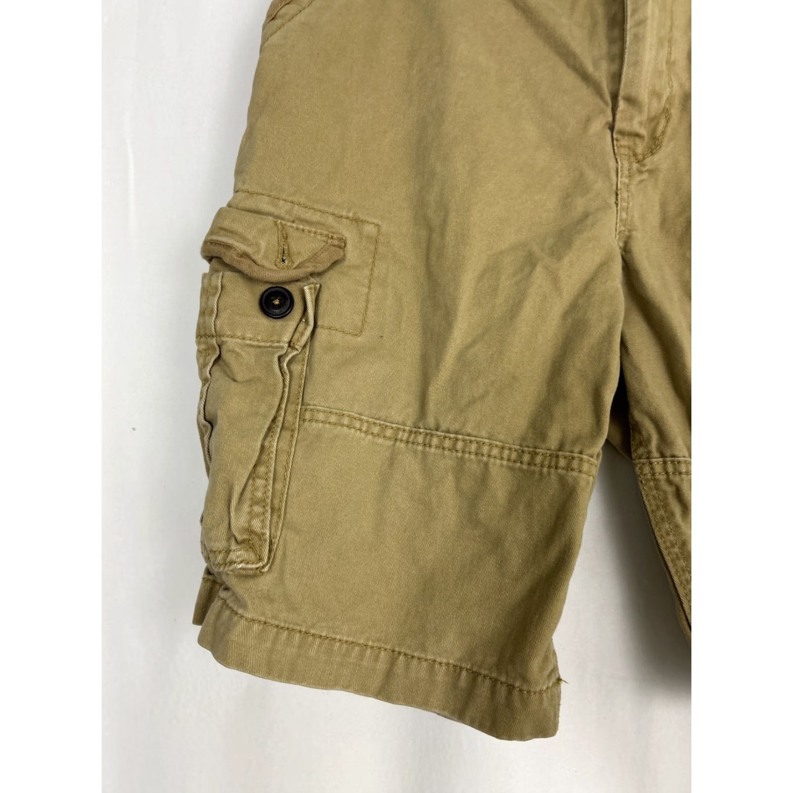 Vintage Aéropostale Cargo Shorts Beige Cotton 32x10 Men Regular Size US 32 / EU 48 - 2 Thumbnail