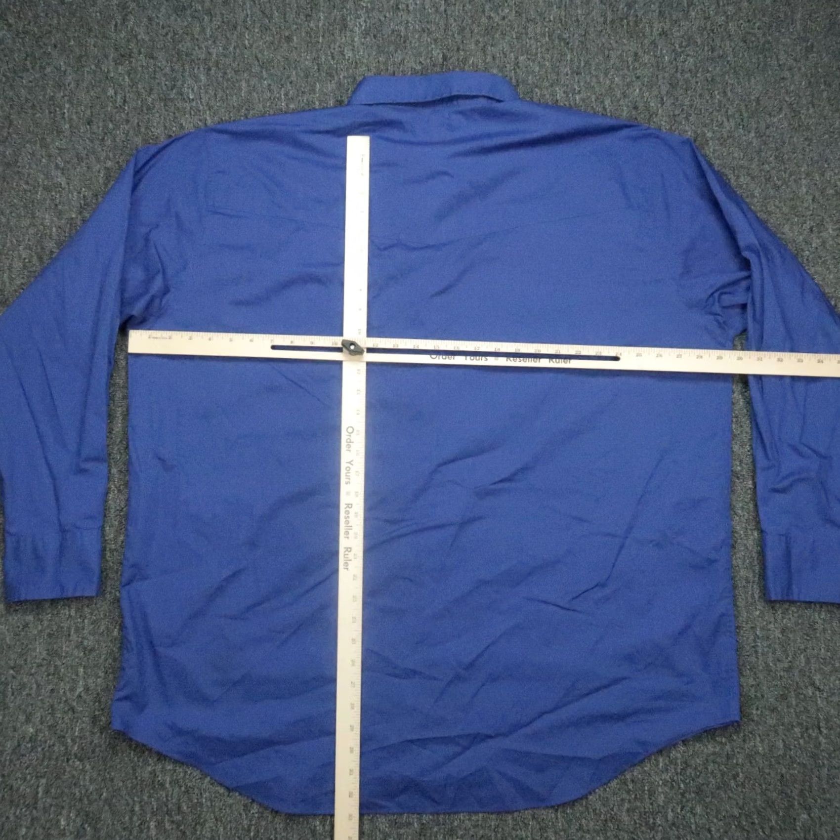 Vintage High Noon Shirt Mens 3XL Blue American Eagle USA Pearl Snap Western Long Sleeve Shirt Mens 3XL Blue Size US XXL / EU 58 / 5 - 5 Thumbnail