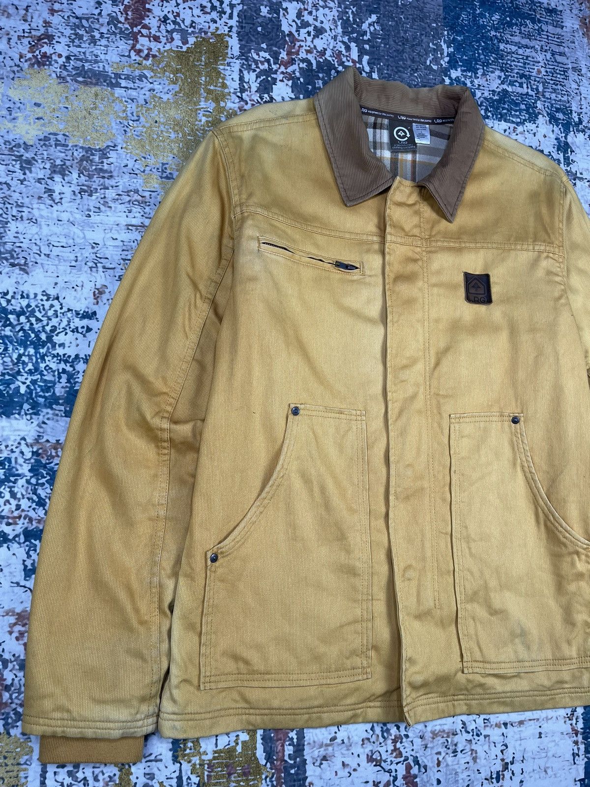 LRG LRG Rough Neck Workwear Chore Jacket Size US L / EU 52-54 / 3 - 4 Thumbnail