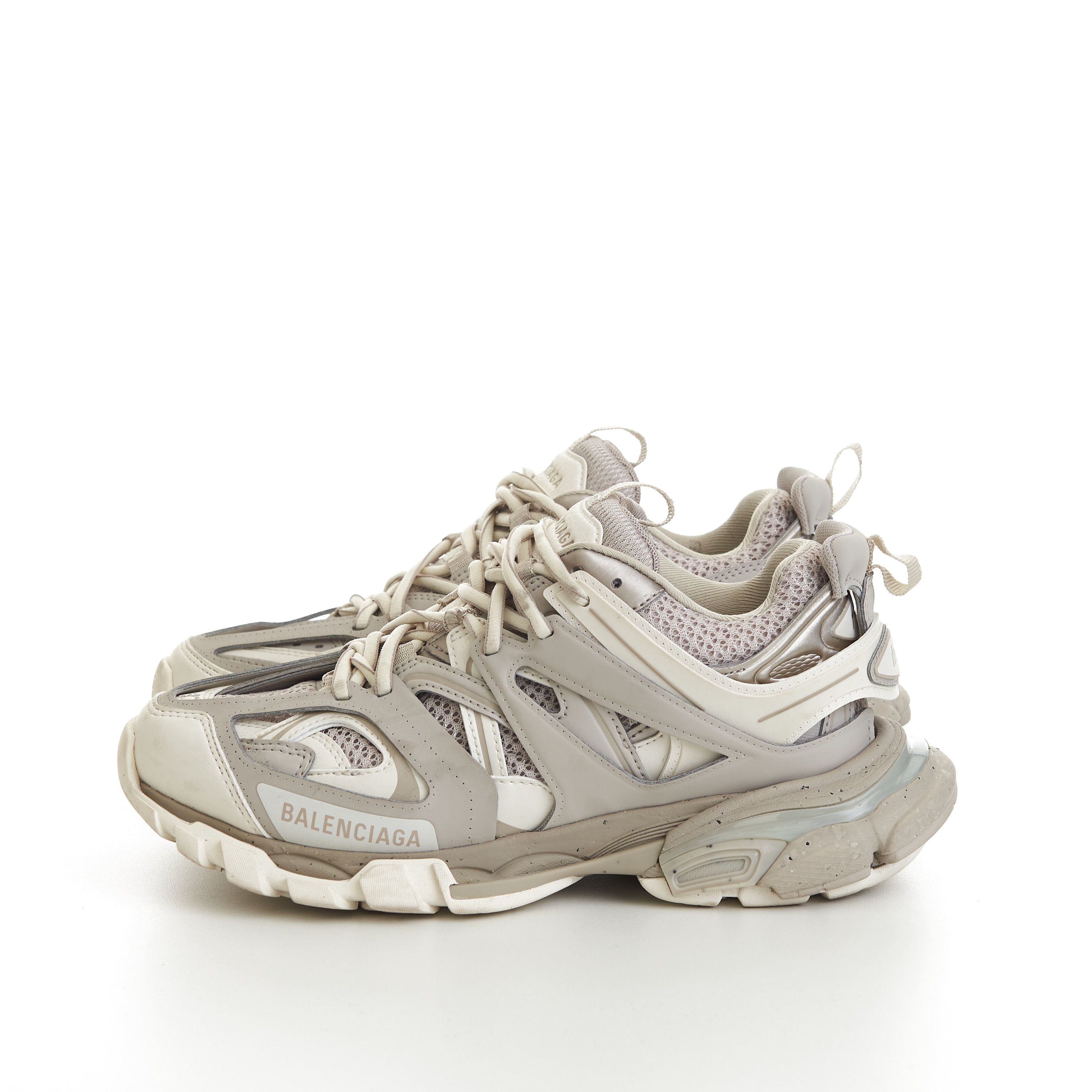Balenciaga Women's Track Sneaker In Light Beige Mesh & Nylon Size US 7 / IT 37 - 5 Thumbnail
