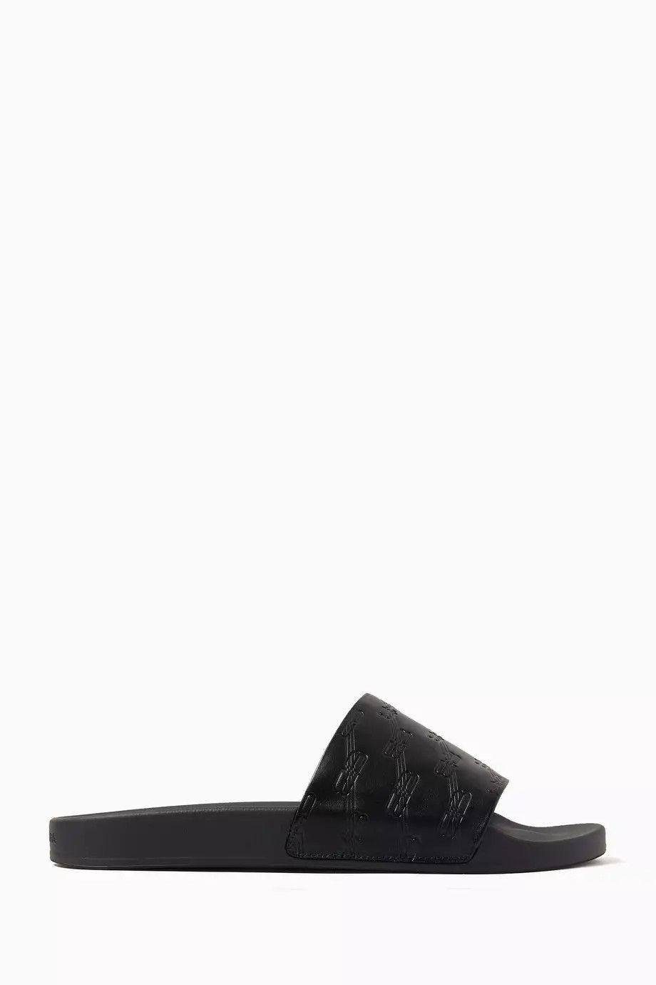 Balenciaga o1la1rc1a0425 Pool Slide Sandals BB Monogram in Black Size US 13 / EU 46 - 1 Thumbnail