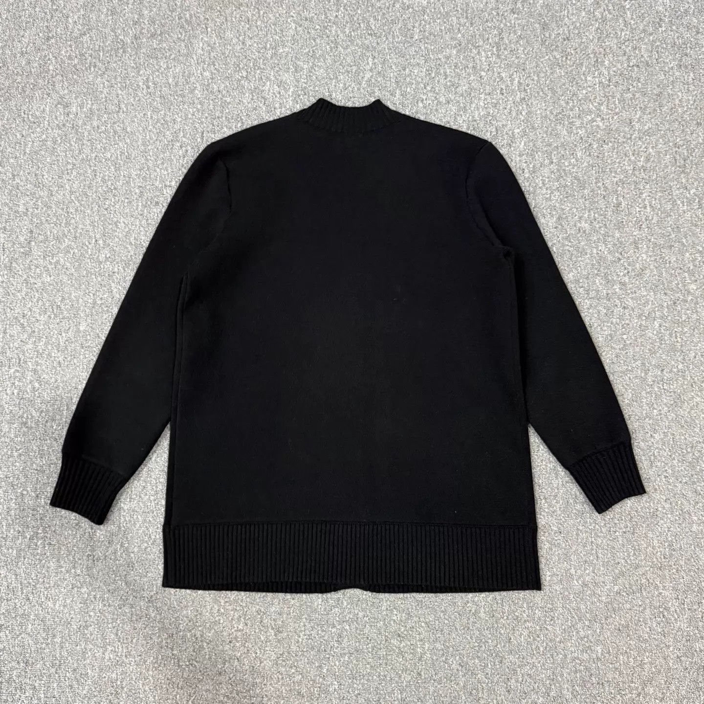 Burberry Burberry Black Embroidered Deer Wool Cardigan M 99 new Size M / US 6-8 / IT 42-44 - 2 Thumbnail