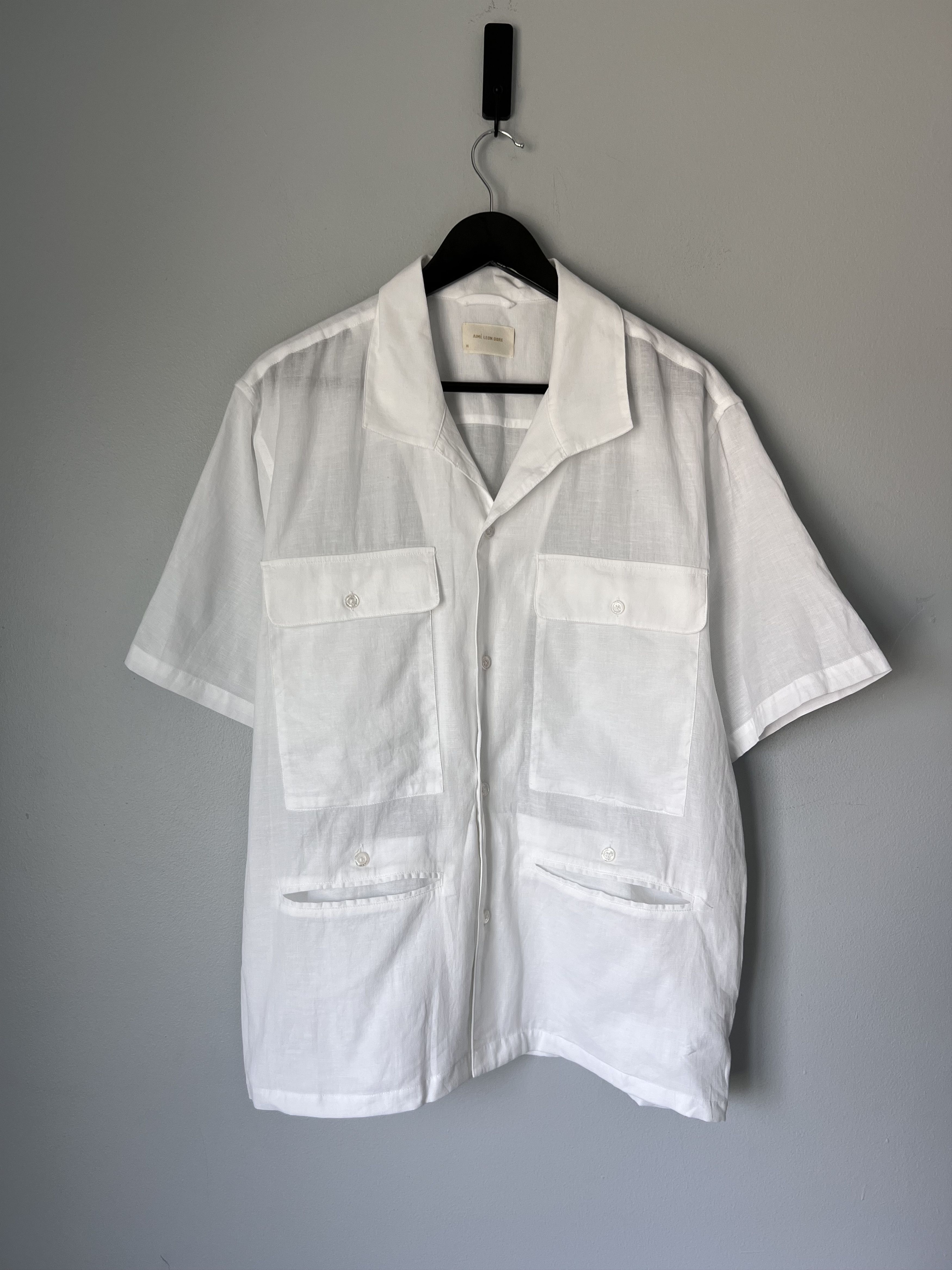 Aime Leon Dore Aime Leon Dore Lace Resort Shirt White L | Grailed