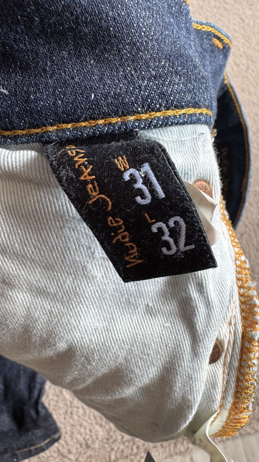 Japanese Brand Y2K Nudie Ripped Wash Faded Skinny Slim Jean LGB Travis vibe Size US 31 - 6 Thumbnail