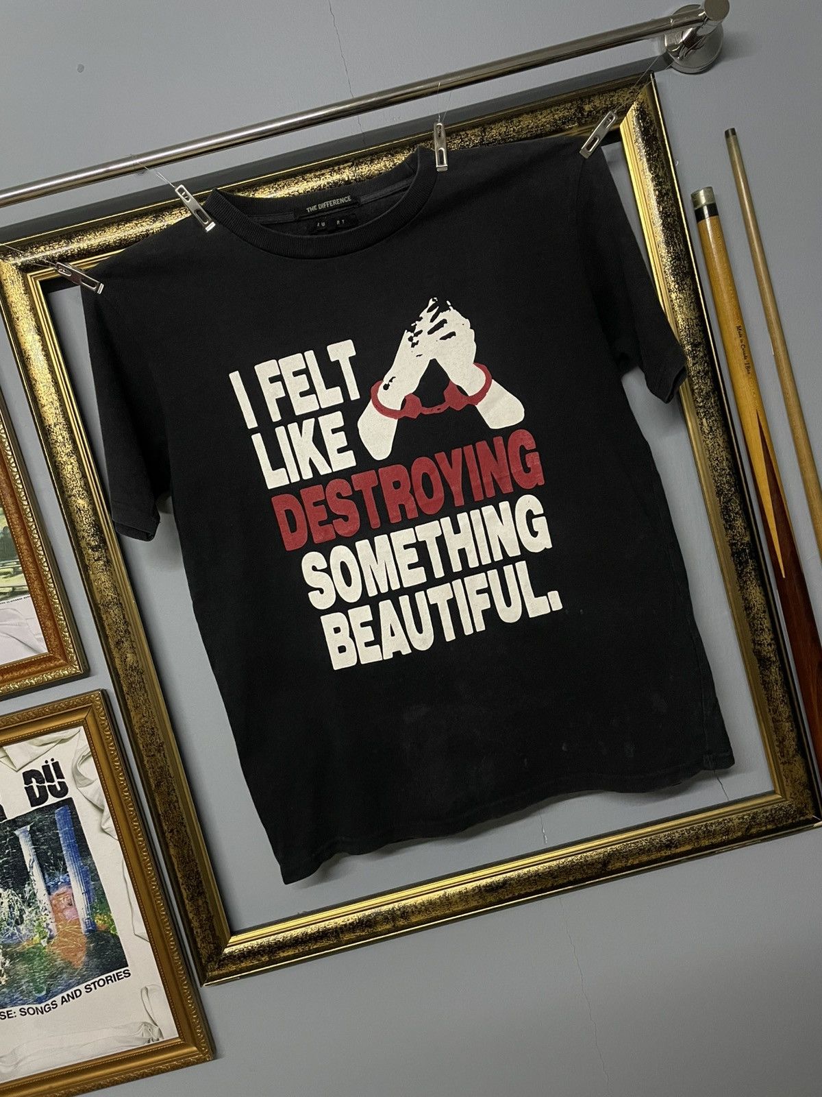 Designer × Japanese Brand × Vintage Vintage 1990s Japan Designe Difference Rupert Wording Tee Size US M / EU 48-50 / 2 - 2 Thumbnail