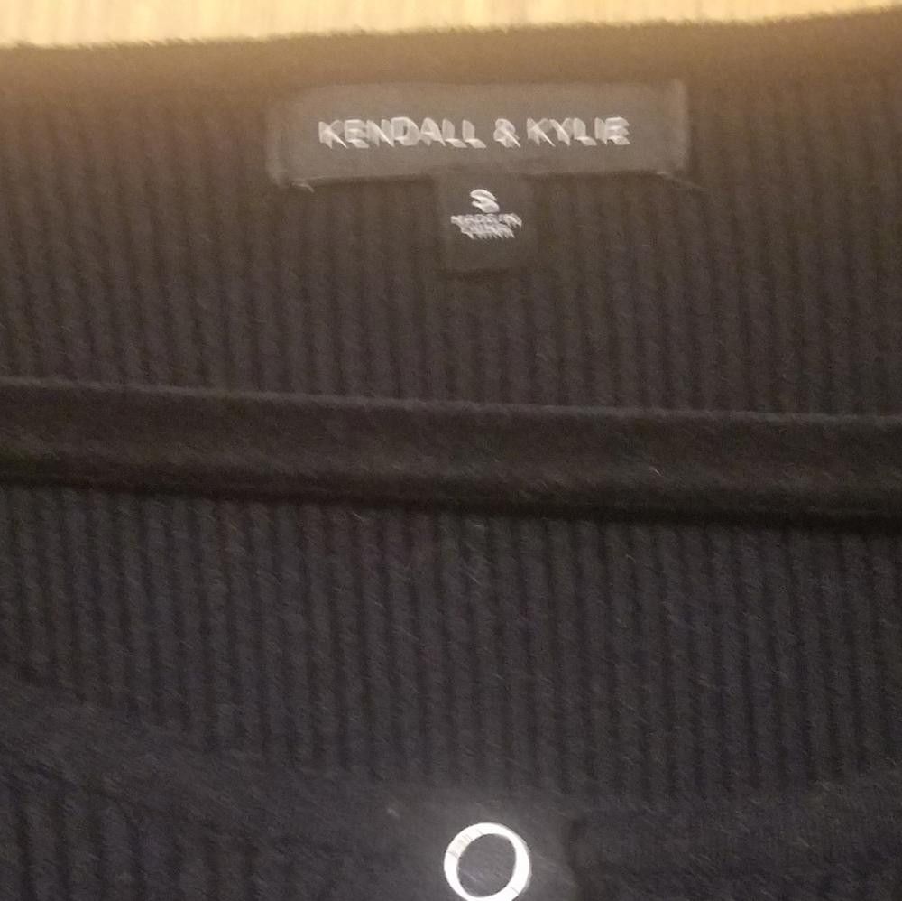 Kendall And Kylie Kendall & Kylie Black Long Sleeve Top Size Small Size S / US 4 / IT 40 - 3 Thumbnail