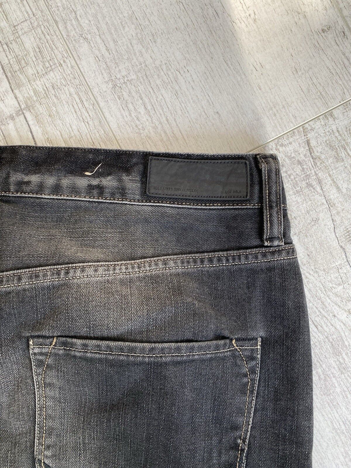 Allsaints Allsaints Washed Denim Ashtray Jeans Pants Size US 30 / EU 46 - 9 Thumbnail