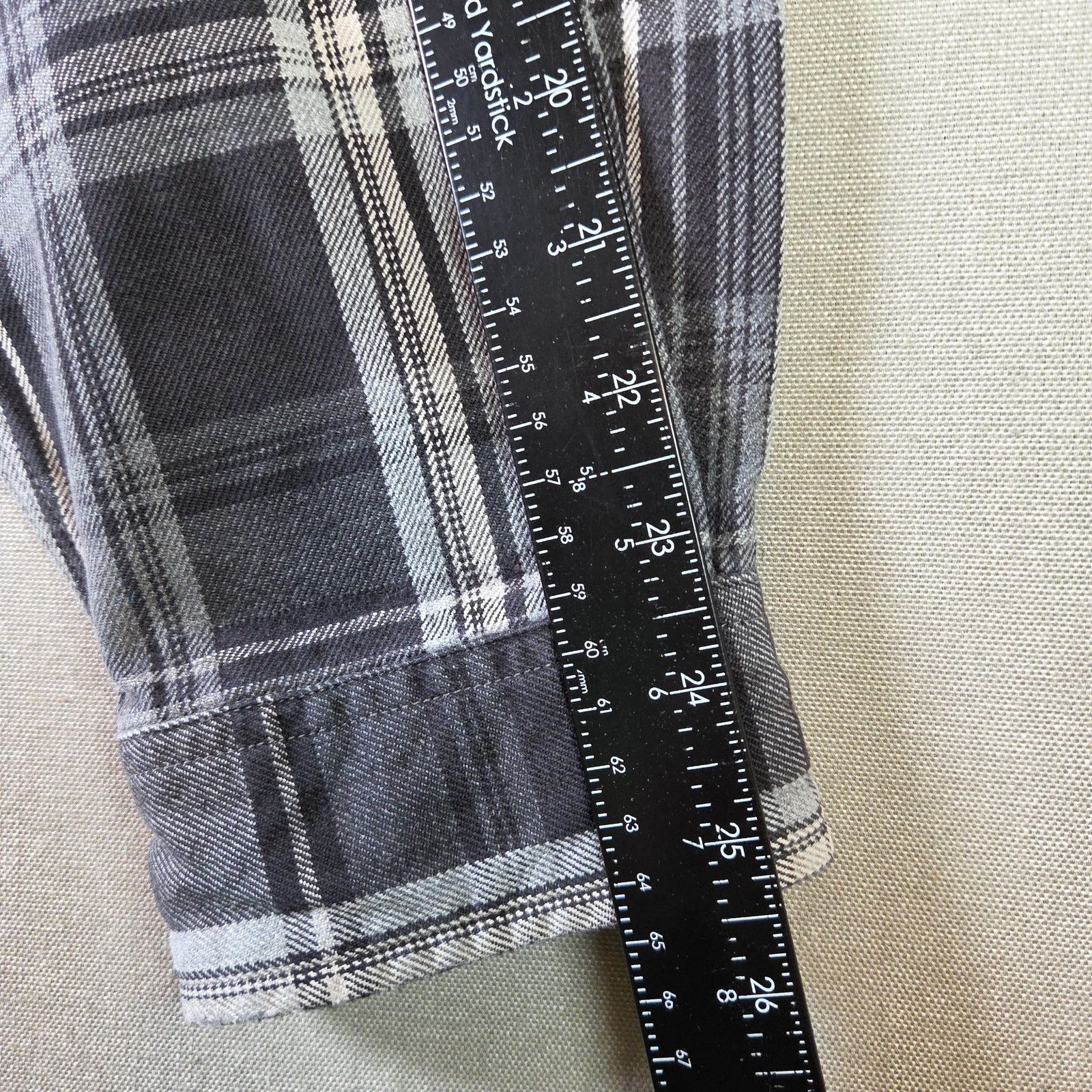 Carhartt Carhartt XL Tall Heavy Plaid Flannel Shirt Gray Size US XL / EU 56 / 4 - 13 Thumbnail
