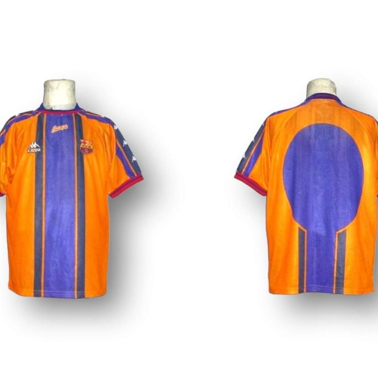 Kappa Fc Barcelona 1997 1998 Away Shirt Jersey fcb barca Size US M / EU 48-50 / 2 - 3 Thumbnail