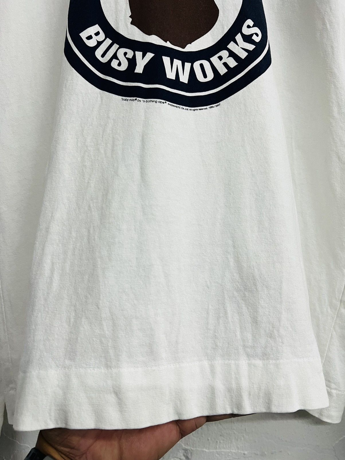 Bape Bape x Baby Milo College Logo Longsleeve Tee Size US M / EU 48-50 / 2 - 7 Thumbnail