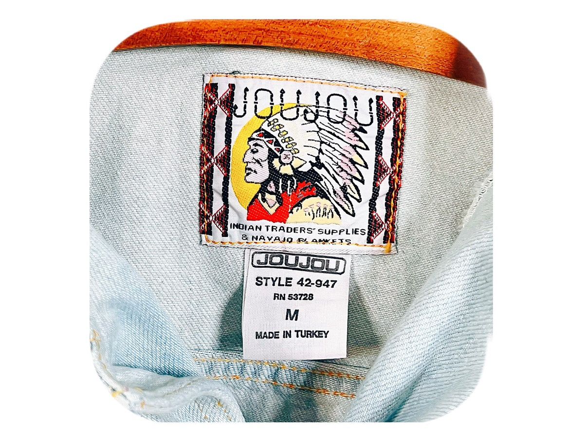 Other VTG 80s Jou Jou Navajo Printed Jacket + Pants Denim Tuxedo 9 Size 31" - 6 Thumbnail