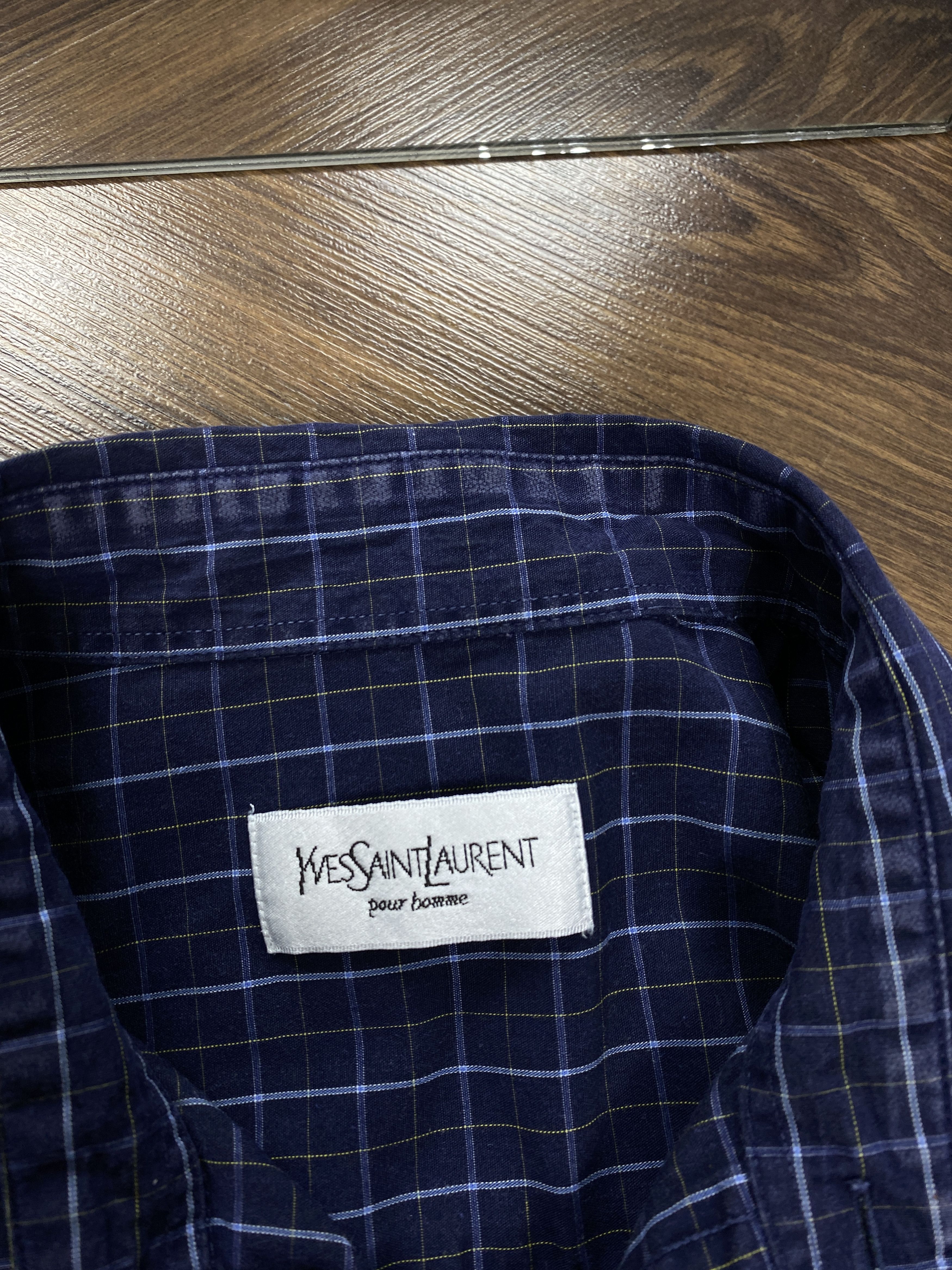 Yves Saint Laurent Yves Saint Laurent vintage YSL long sleeve shirt Size US XL / EU 56 / 4 - 4 Thumbnail