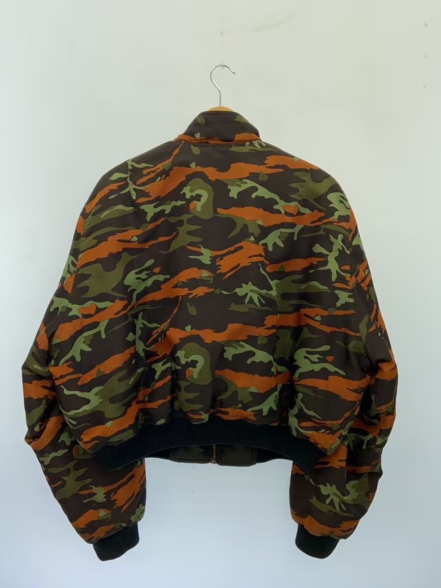 Jean Paul Gaultier 90s MA-1 Camo Boxy Flight Jacket Size US M / EU 48-50 / 2 - 2 Thumbnail