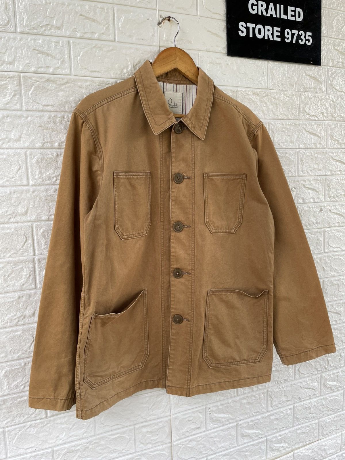 Japanese Brand × Vintage Vintage Worker Jacket Size US M / EU 48-50 / 2 - 3 Thumbnail