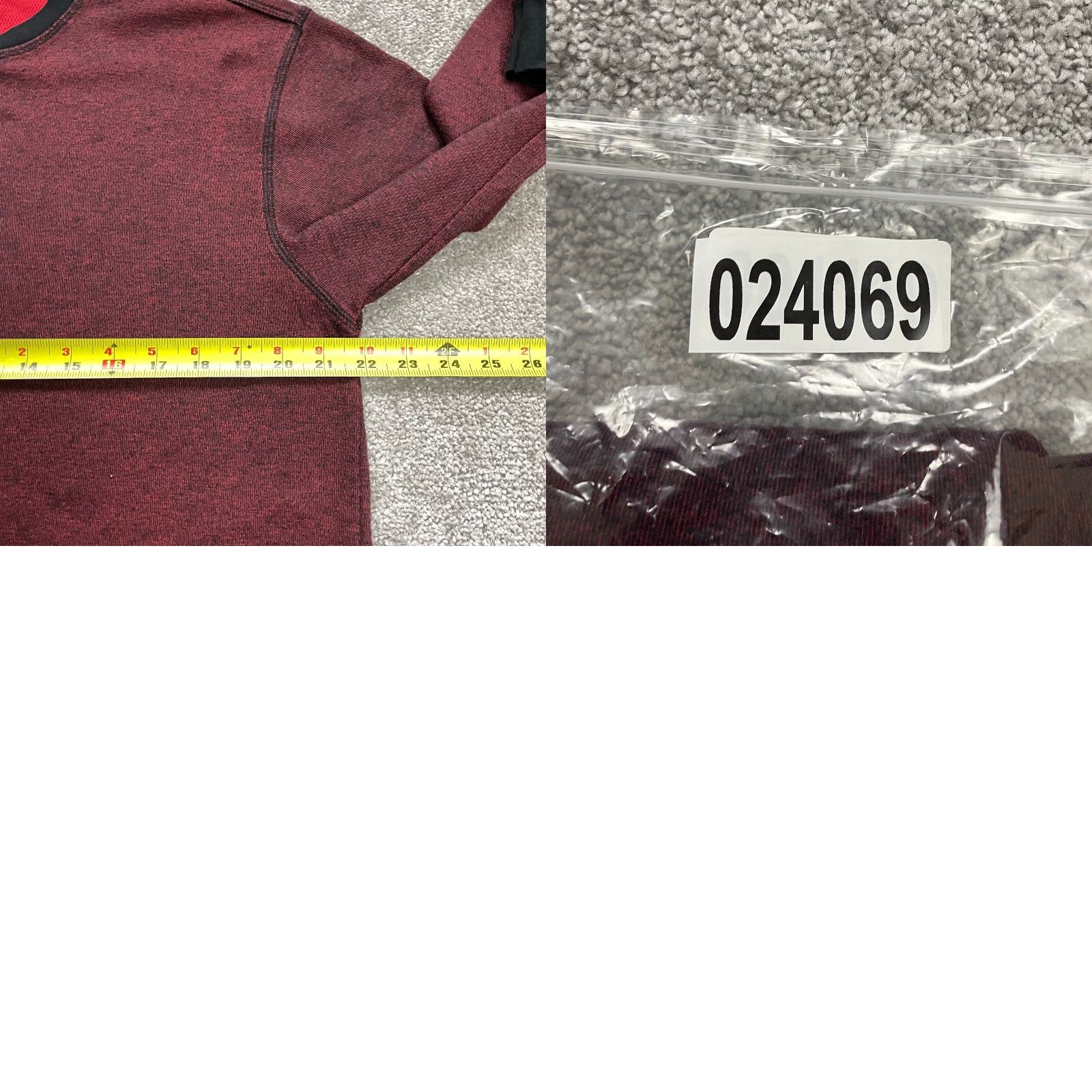 Vintage Retrofit Shirt Mens XL Red Crew Neck Long Sleeve T-Shirt Outdoor Classic, All Seasons, Breathable, Regular Fit Textile Hoodie? Size US XL / EU 56 / 4 - 8 Thumbnail